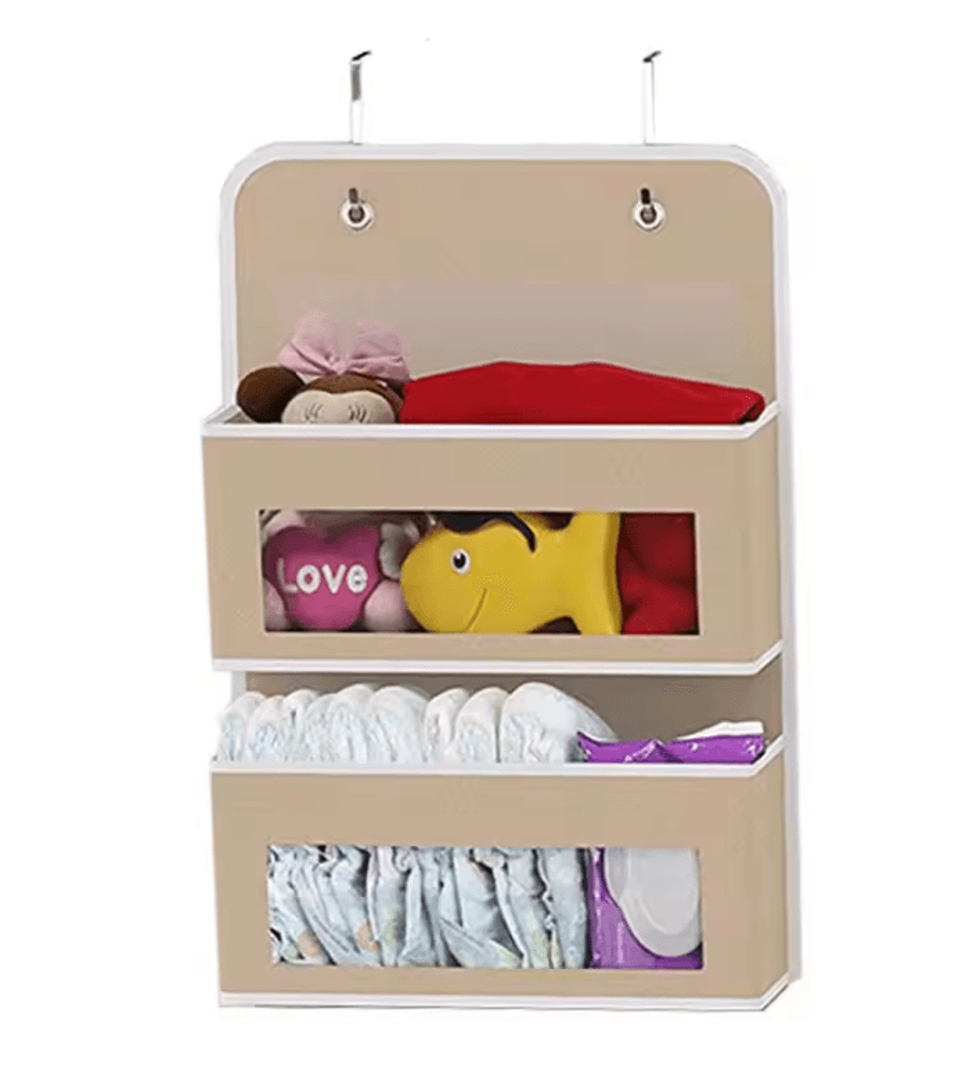 NeatNest 5 Shelf Hanging Door Storage Organizer With Large Pockets 5