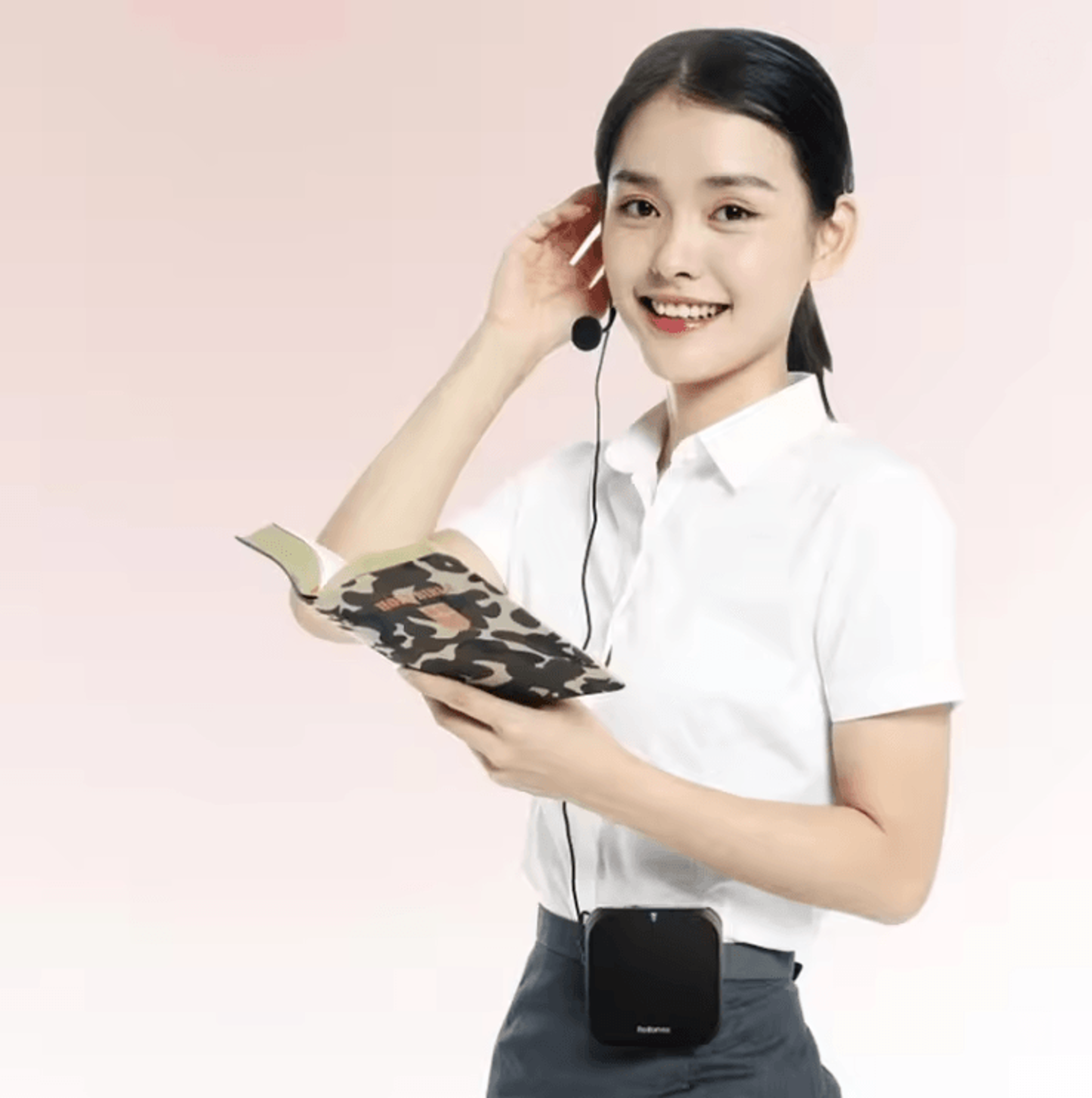 ClearVoice Portable Headworn Microphone And Voice Amplifier Set 0