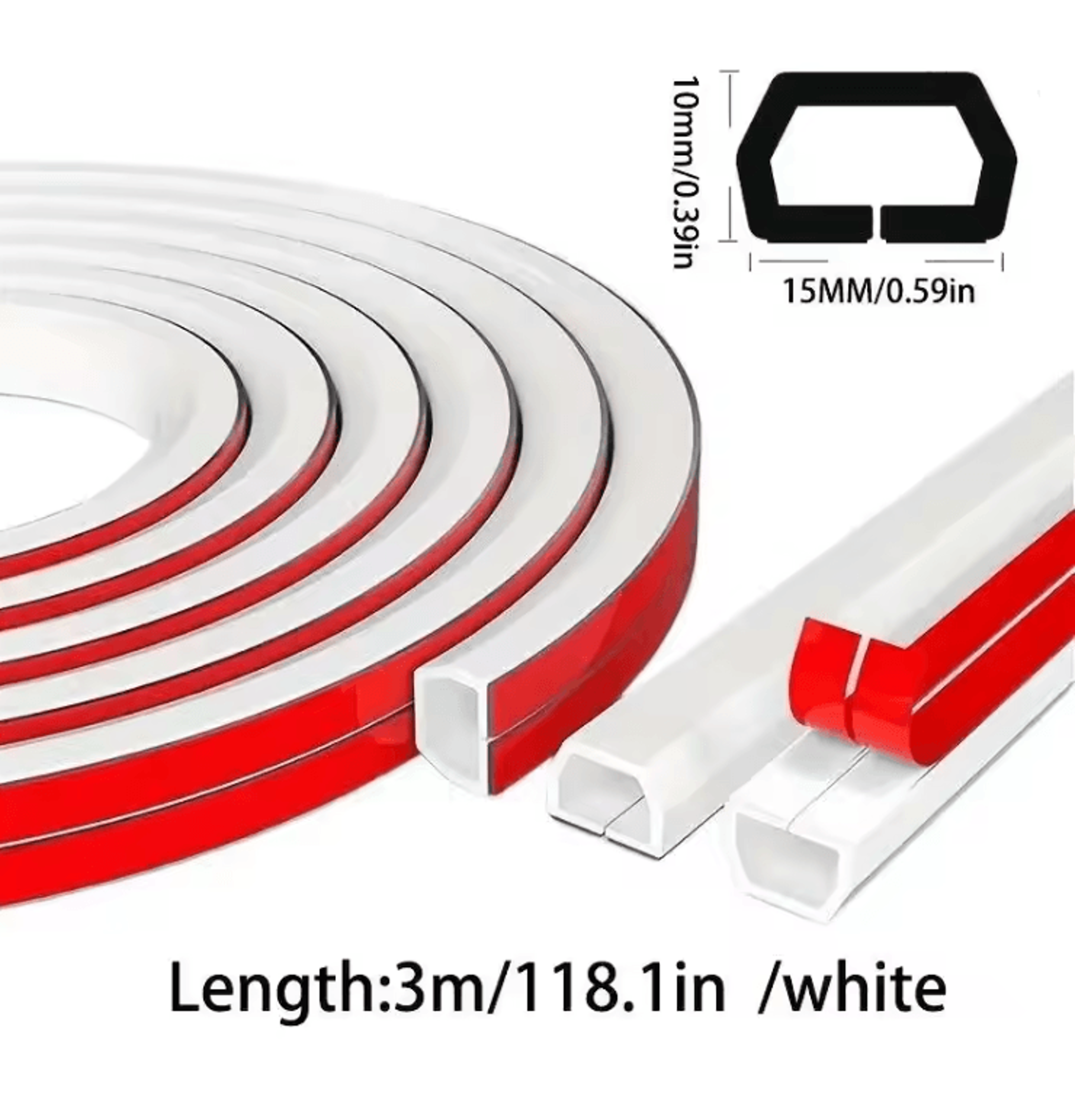 SafePath 3M Self Adhesive Floor Cord Cover And Cable Protector 5