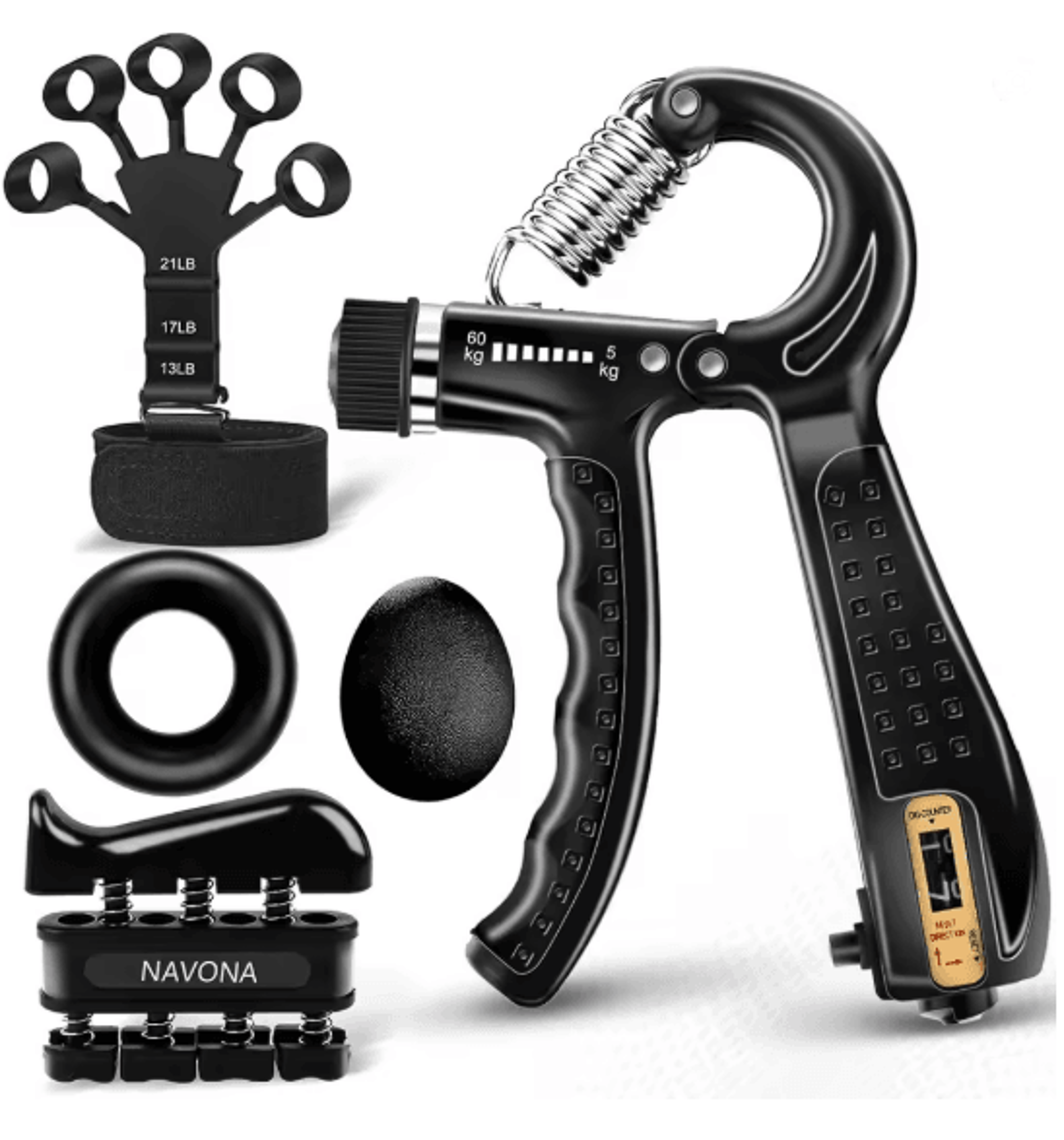 GripForce Complete Hand And Forearm Trainer Kit 0