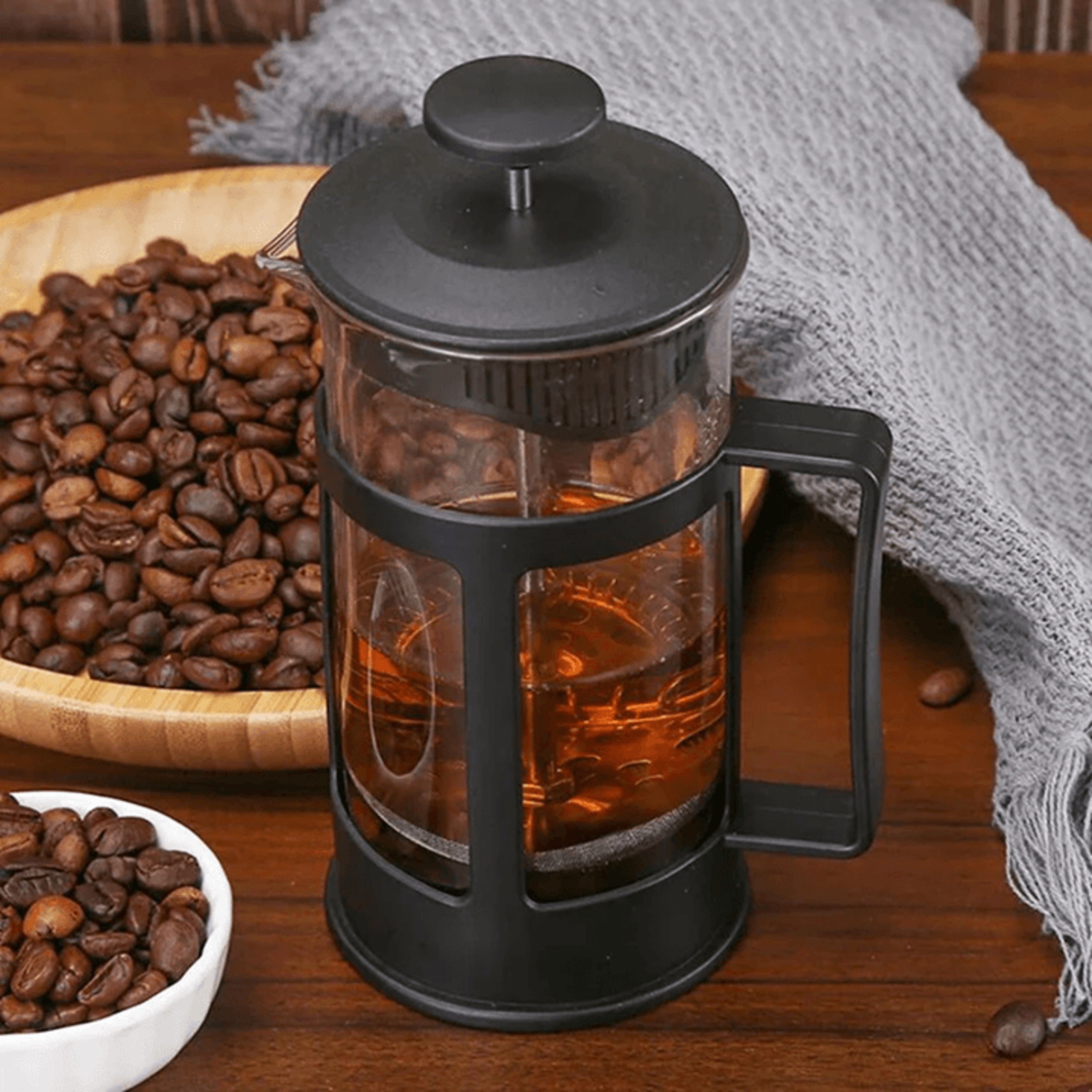 BrewMaster Stainless Steel Tea And Coffee Maker With Built In Filter 0