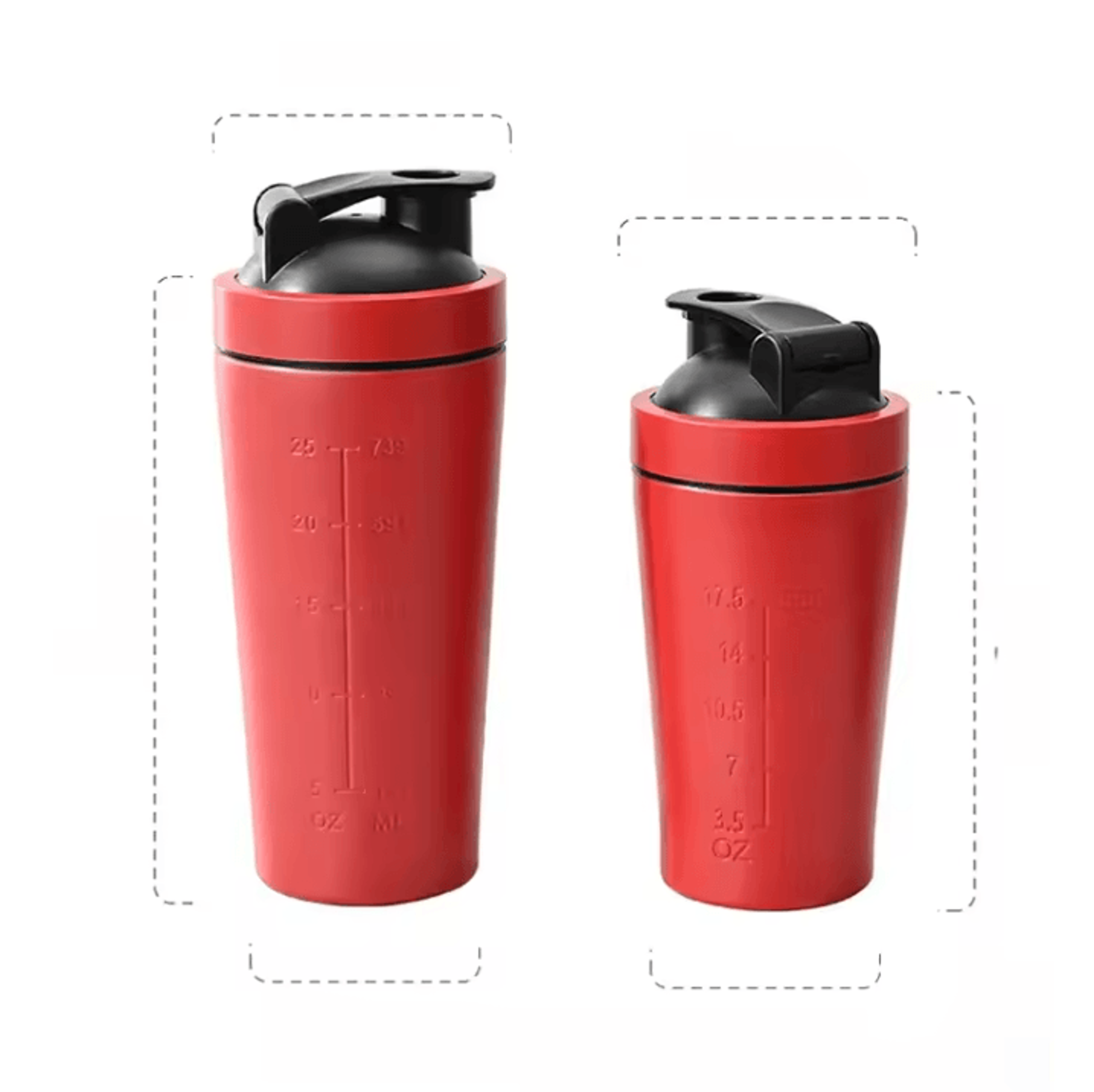 ProMix Stainless Steel Protein Shaker Bottle With Mixing Ball 5