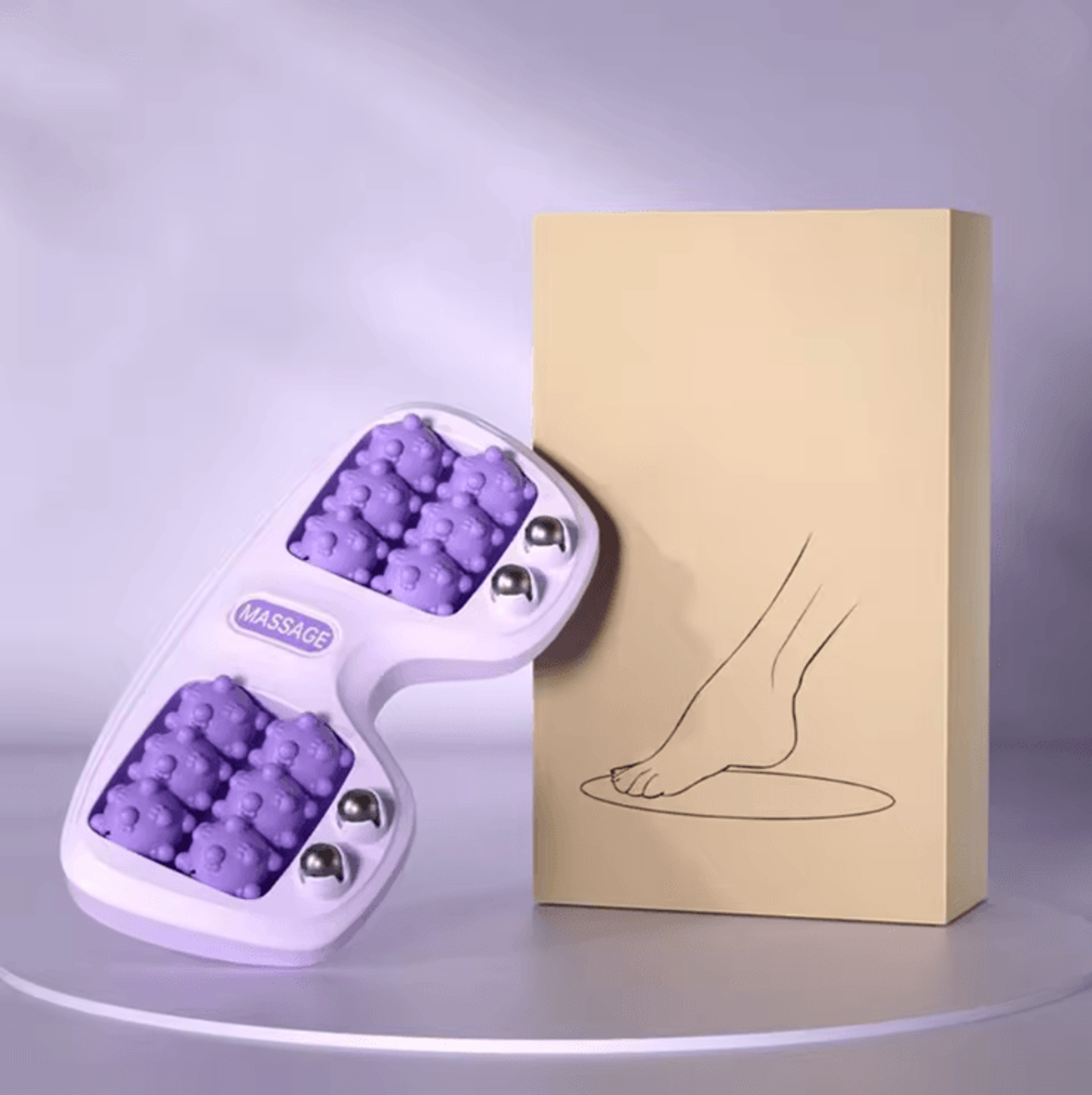TheraRoll Magnetic Foot Roller Massager For Relaxation And Circulation Therapy 3