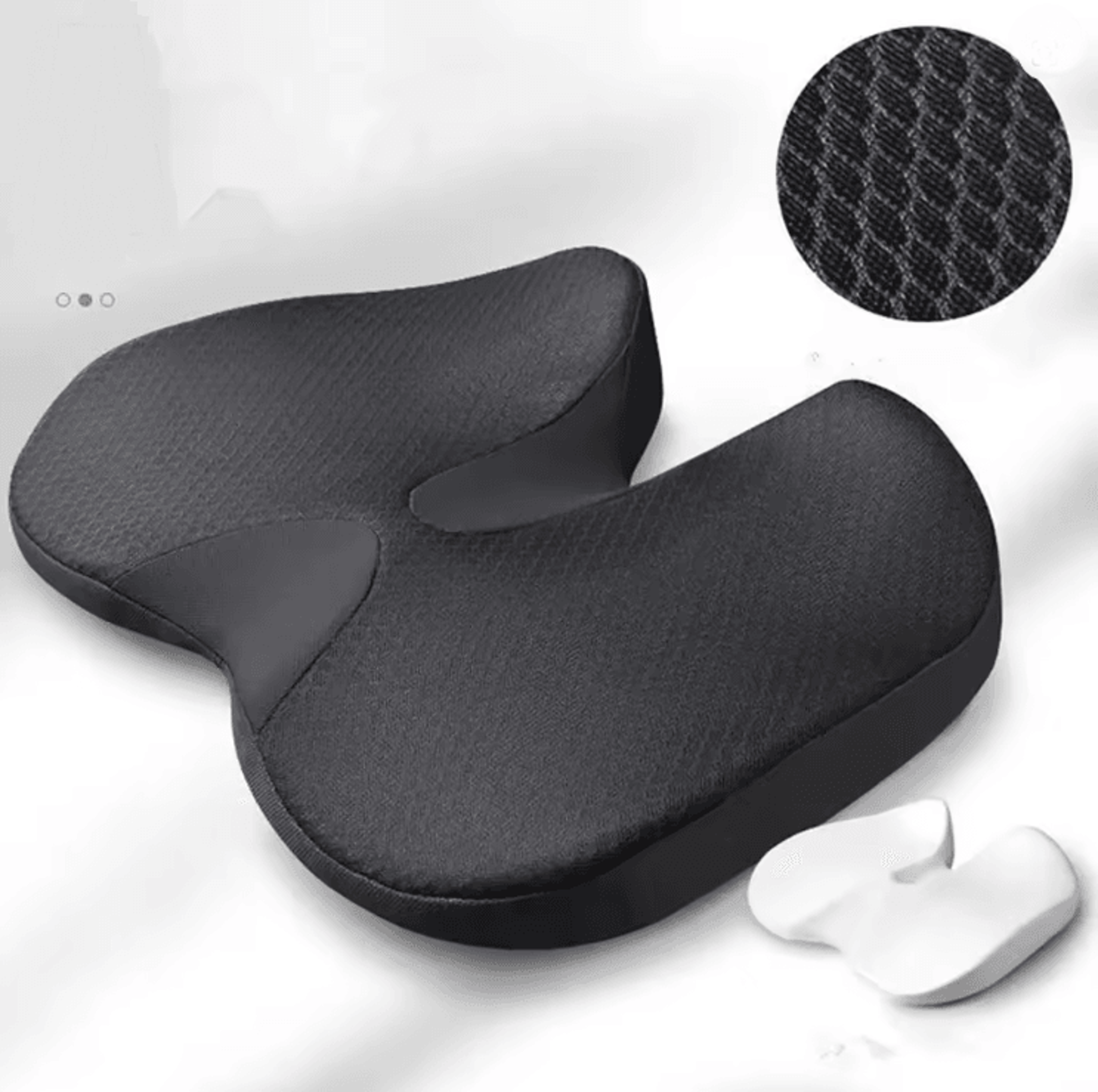 OrthoEase Memory Foam Seat Cushion For Tailbone And Sciatica Pain Relief 3