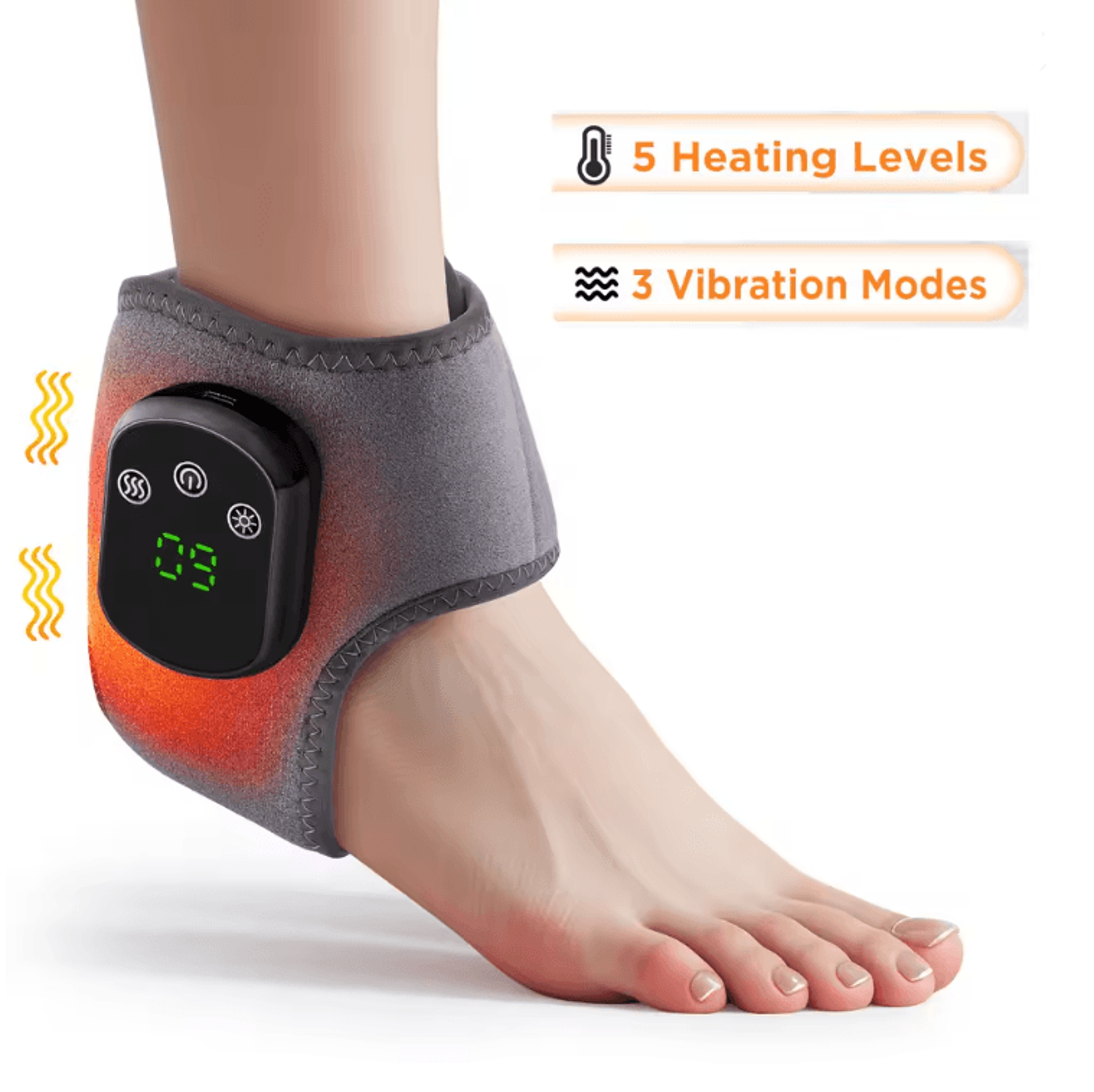 ThermaPulse 2 In 1 Heated Wrist Massager With Adjustable Temperature And Vibration Therapy 5