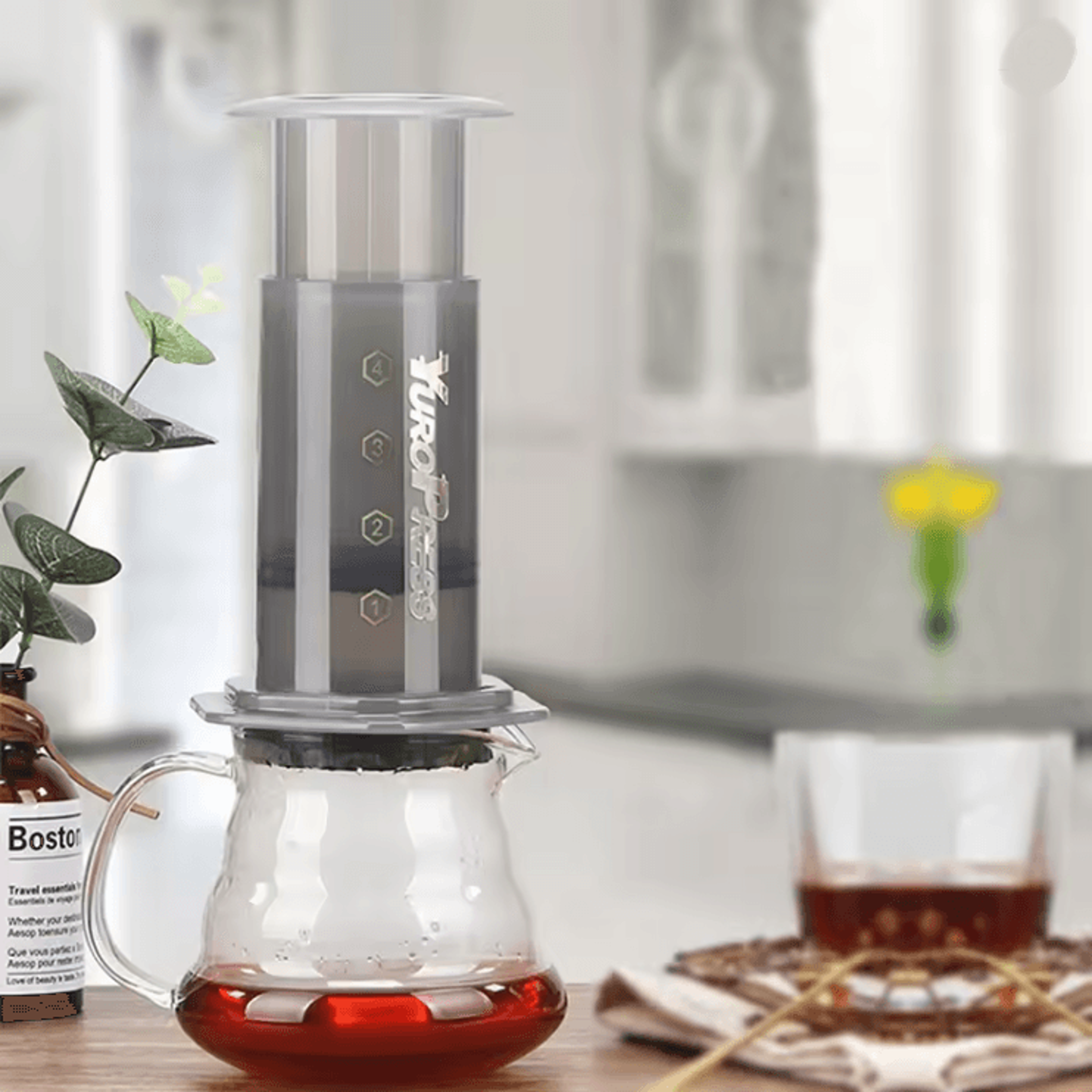 AeroPress Style Portable Espresso Coffee Maker And French Press For Barista Quality Brews Anywhere 0