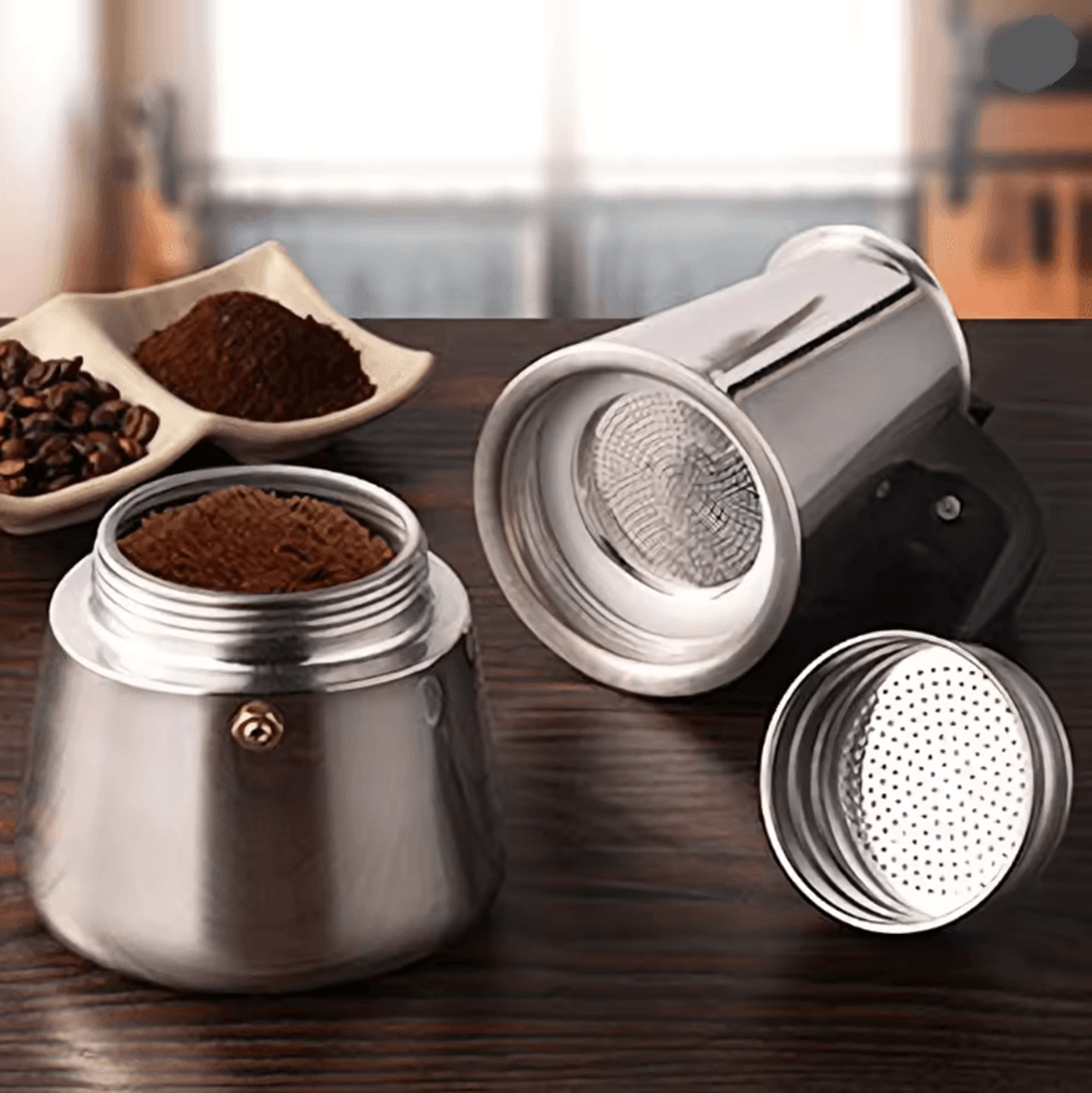 BrewMaster Classic Stovetop Coffee Maker 1
