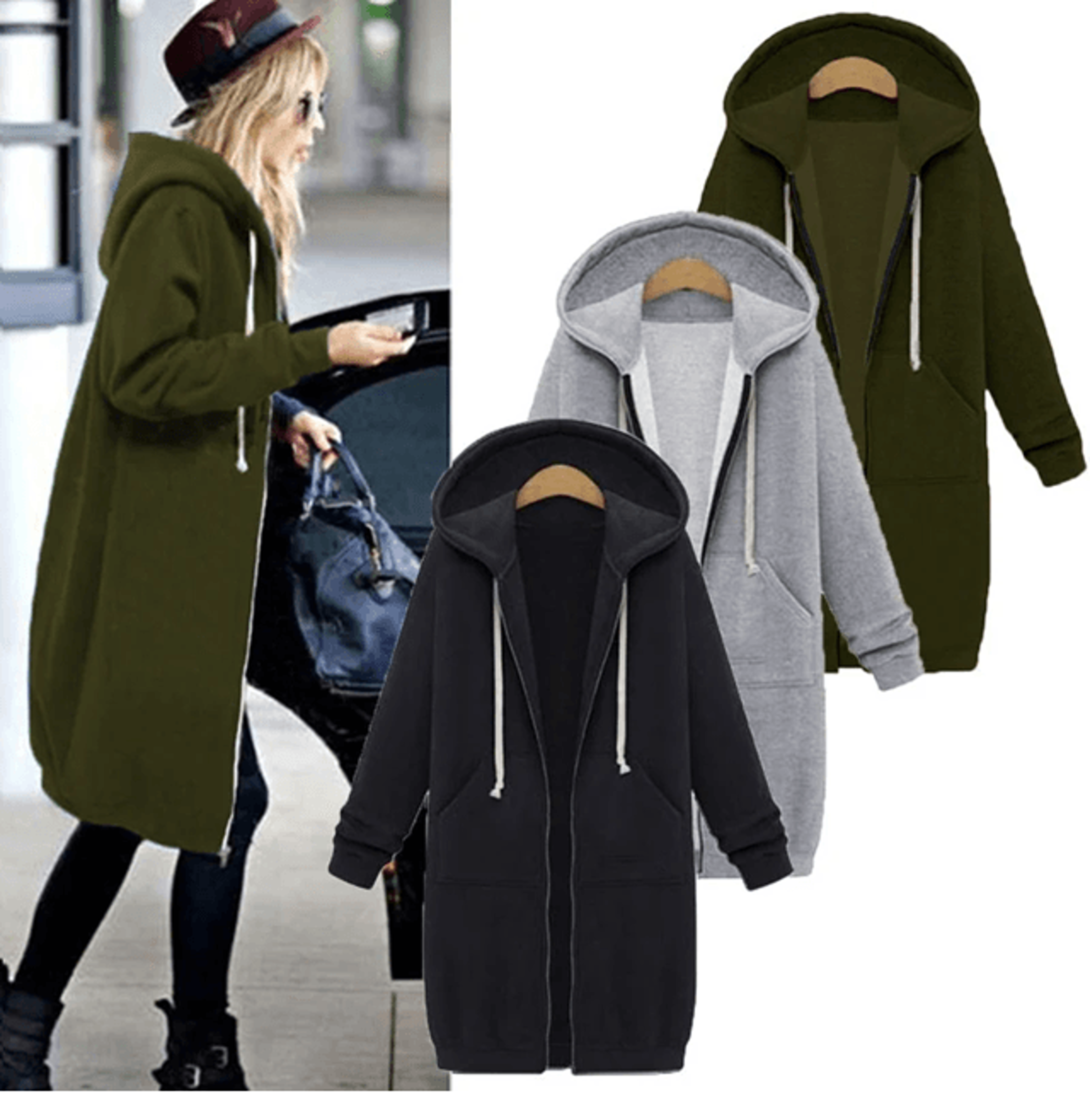 CozyWave Winter Parka Hoodie Jacket 0