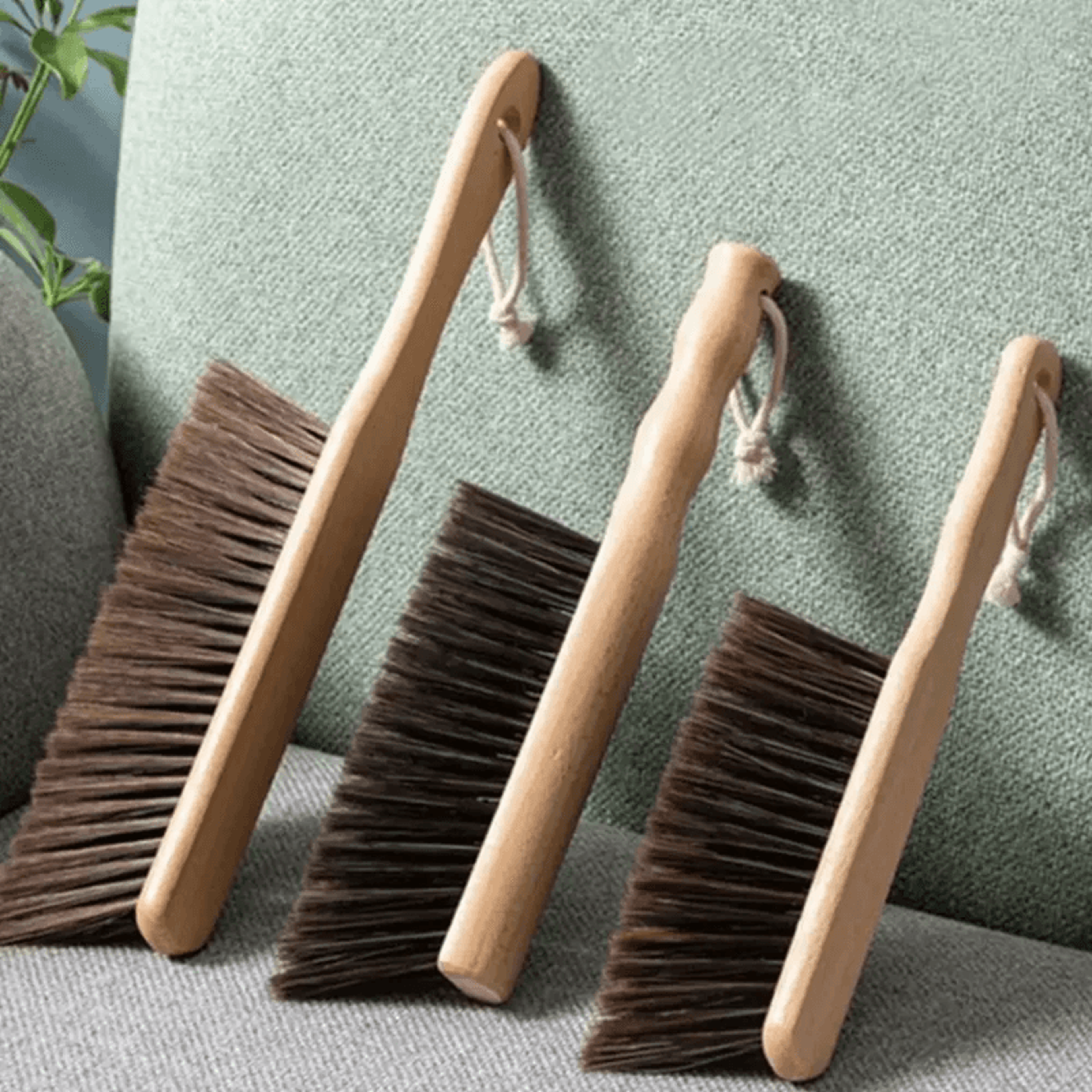 BrewClean Natural Wood Coffee Grinder Cleaning Brush 4