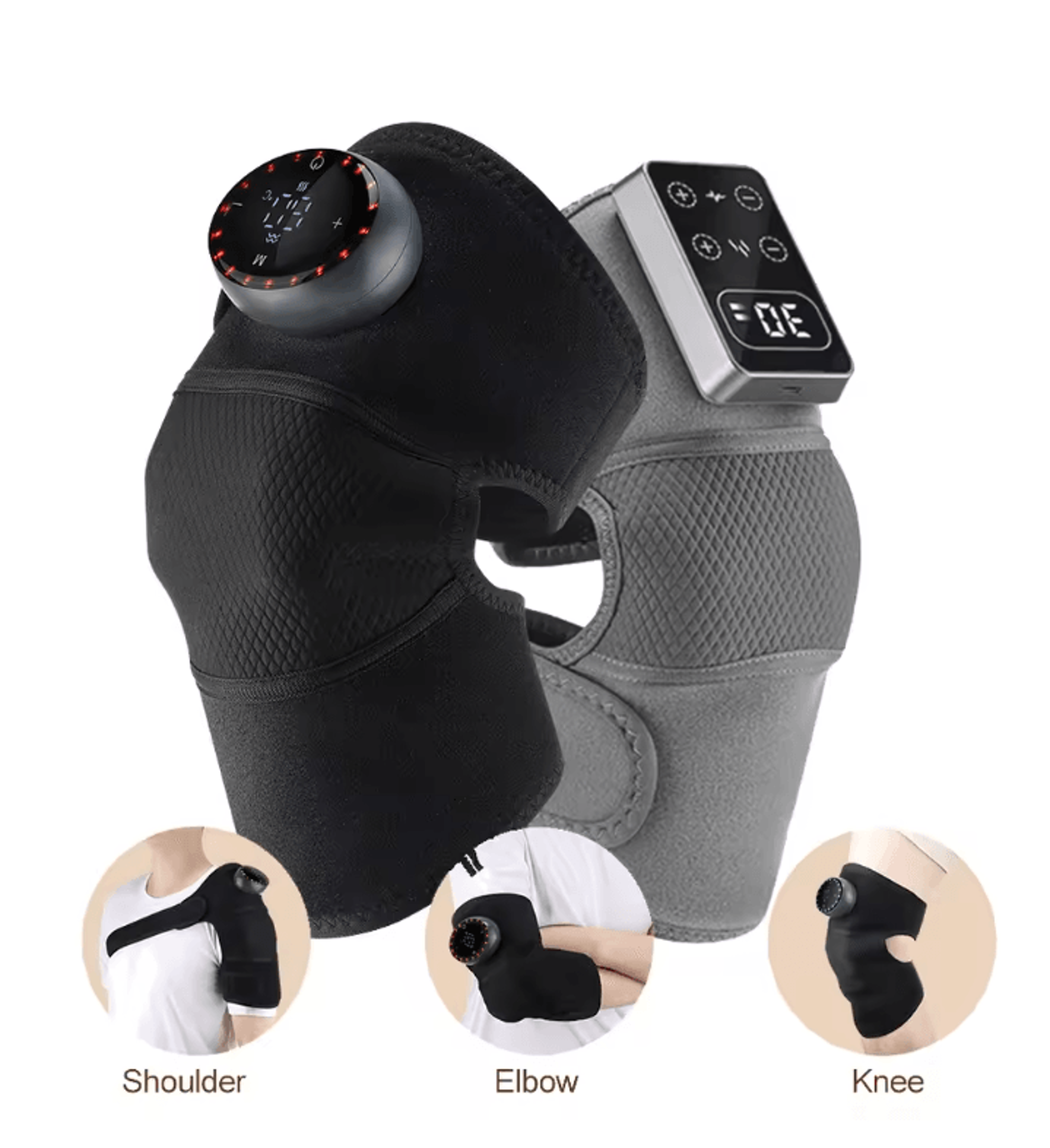 ThermaFlex Heated Vibrating Knee Pad With Infrared Therapy And USB Power 0