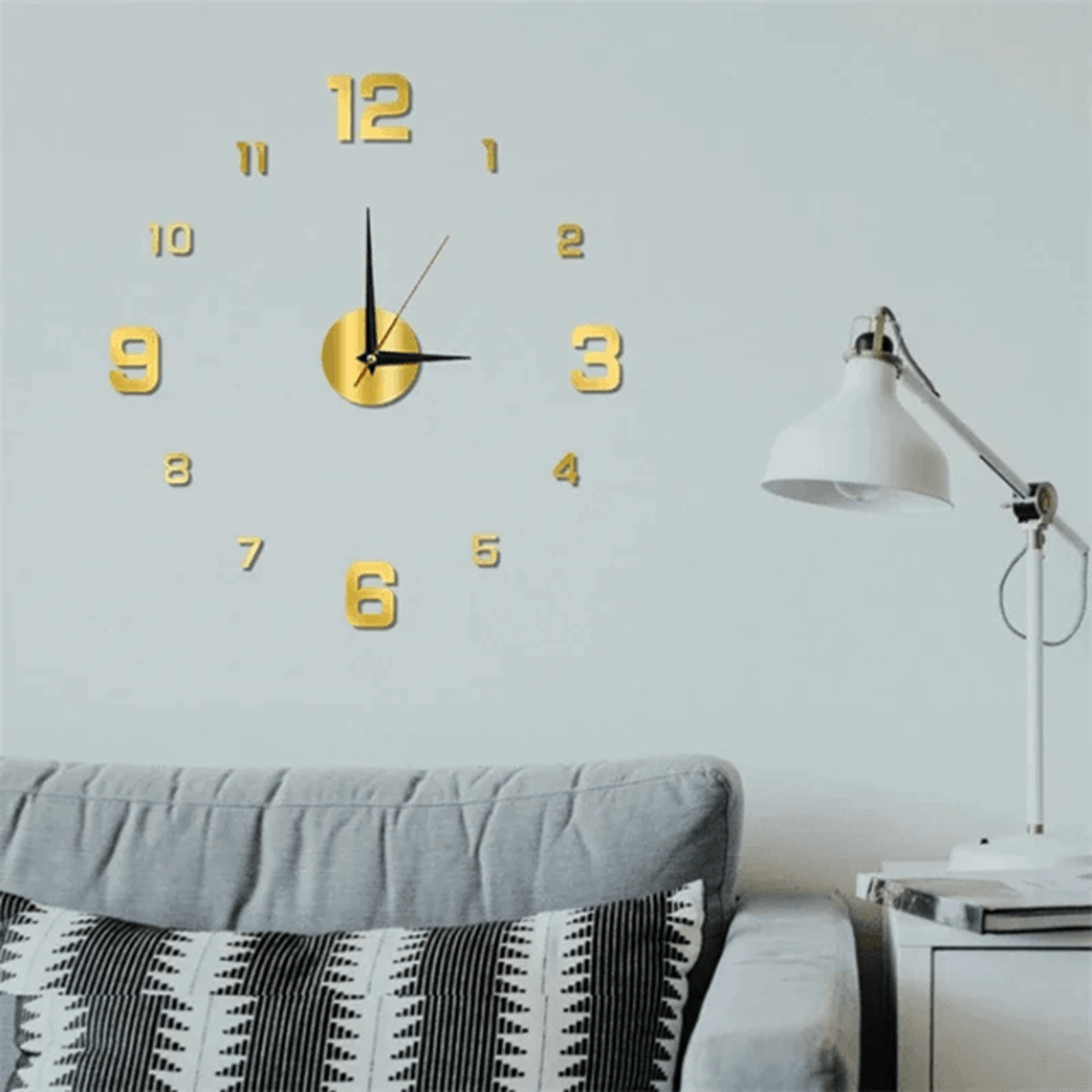 LumiGlow Modern 3D Luminous Wall Clock 3