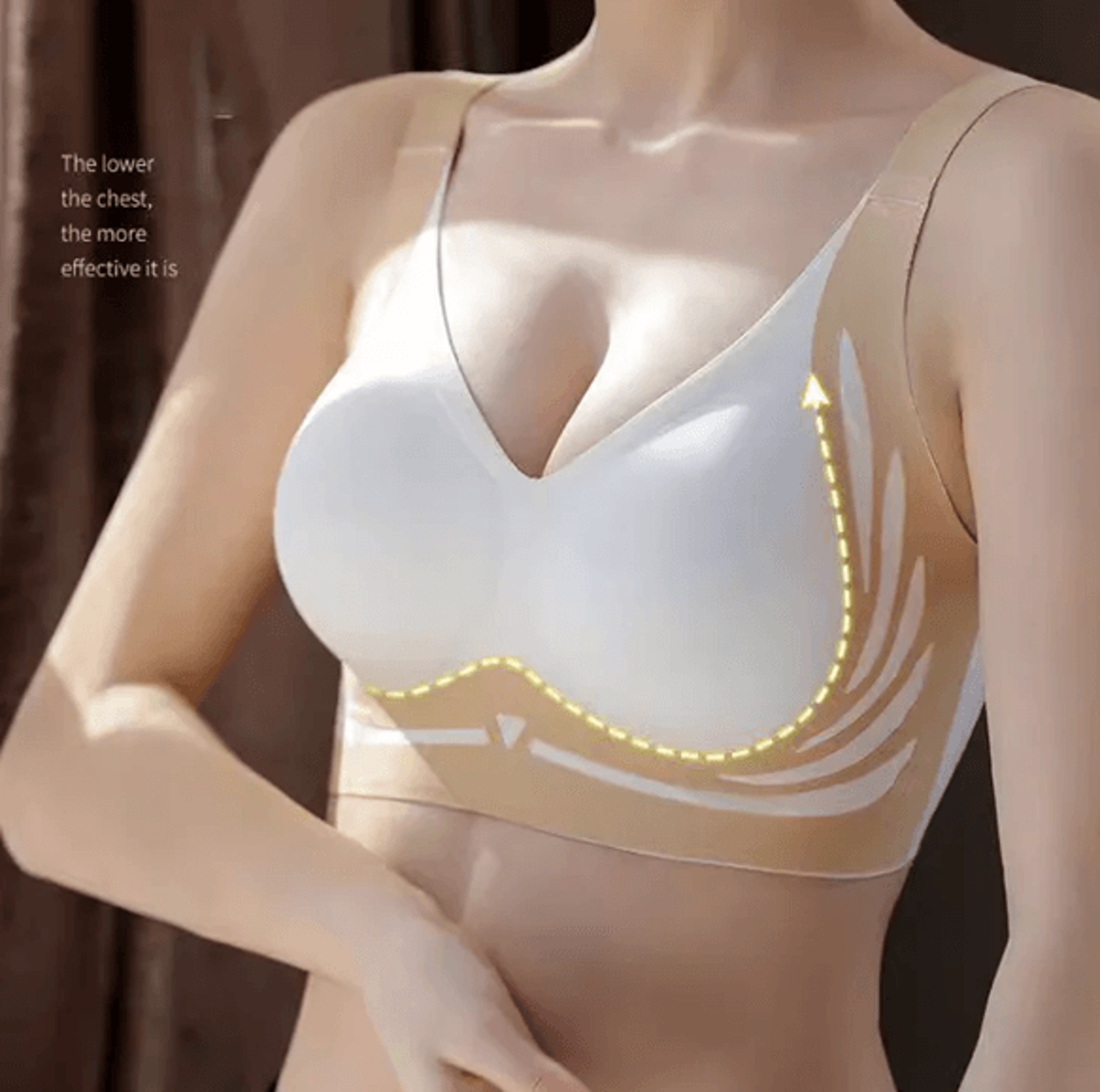 ComfortLift Seamless Full Cup Push Up Bra For Plus Size Women 2