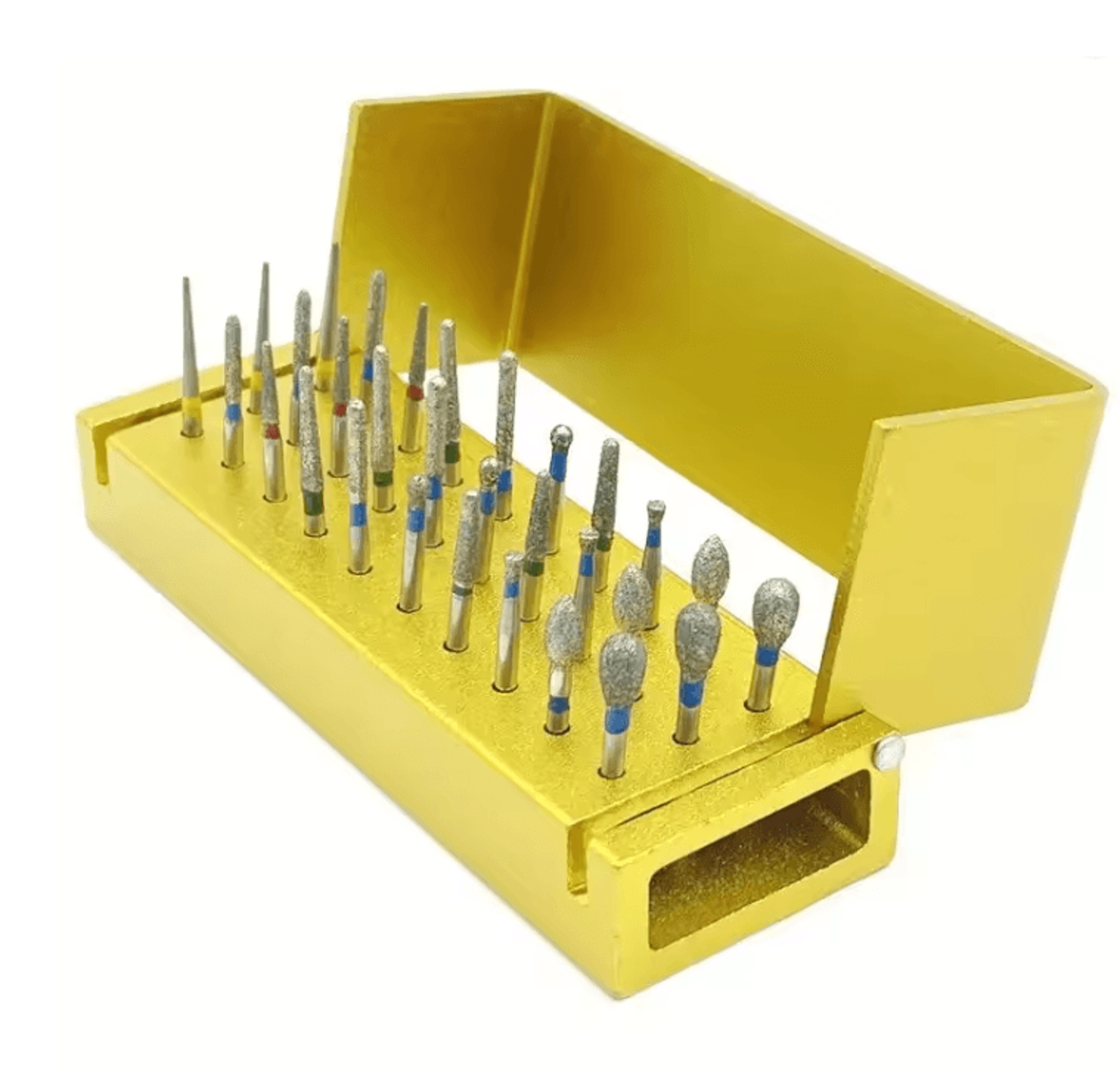 DentPro 30Piece Aluminium Dental Bur Kit 4