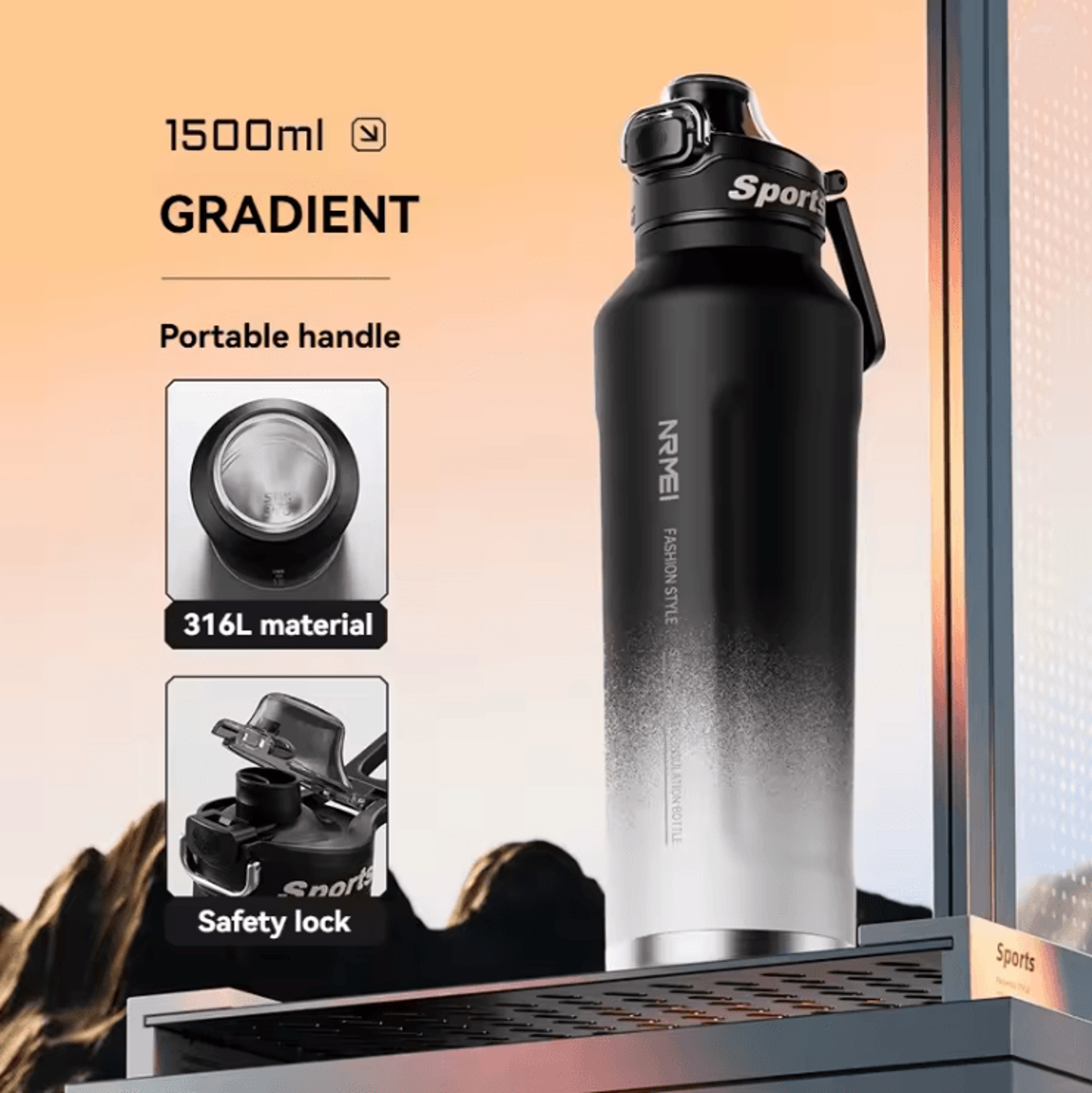 HydroMax 1 5L Insulated Stainless Steel Bottle 5