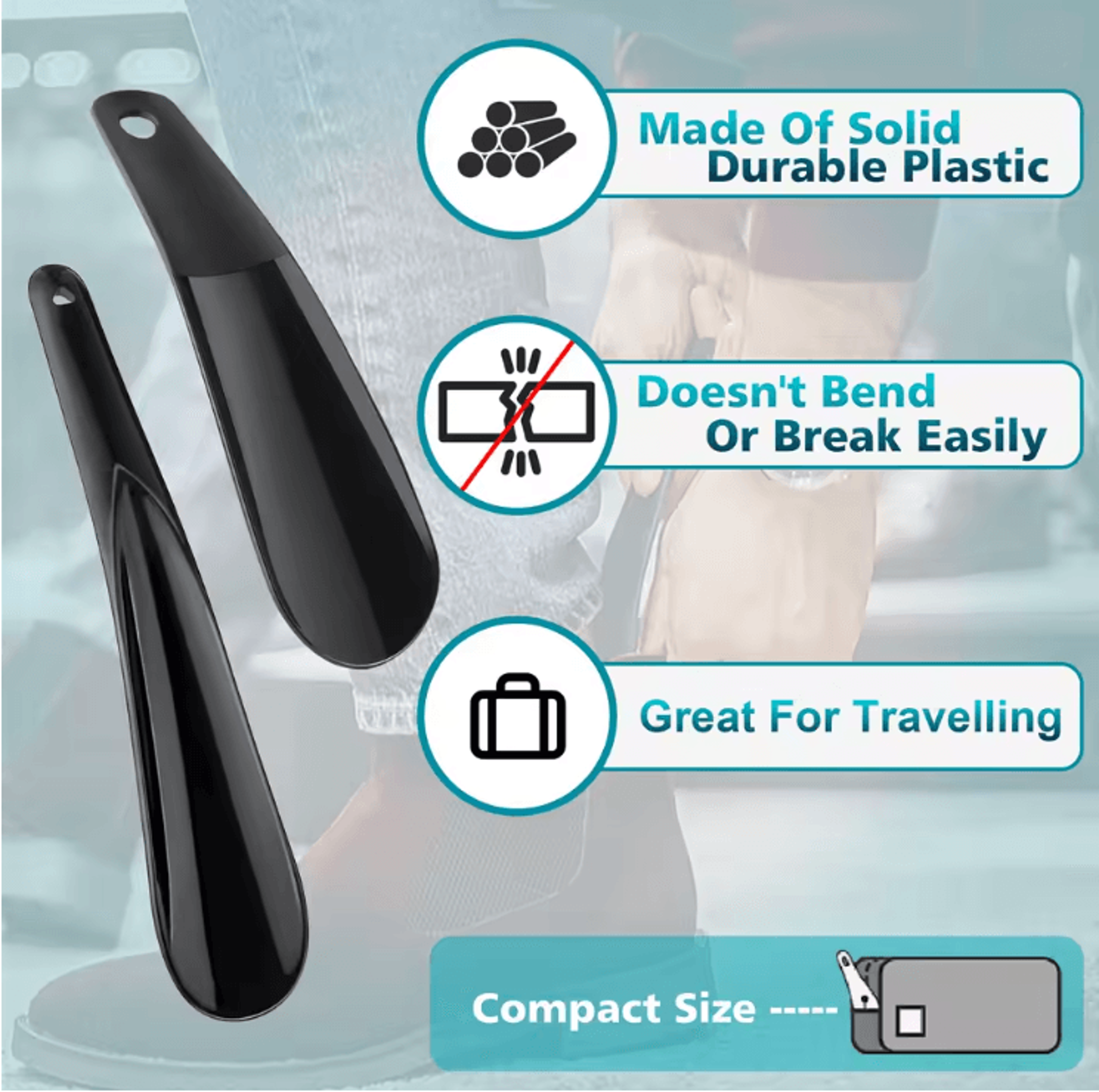 SpeedSlide Travel Shoehorn Set 3