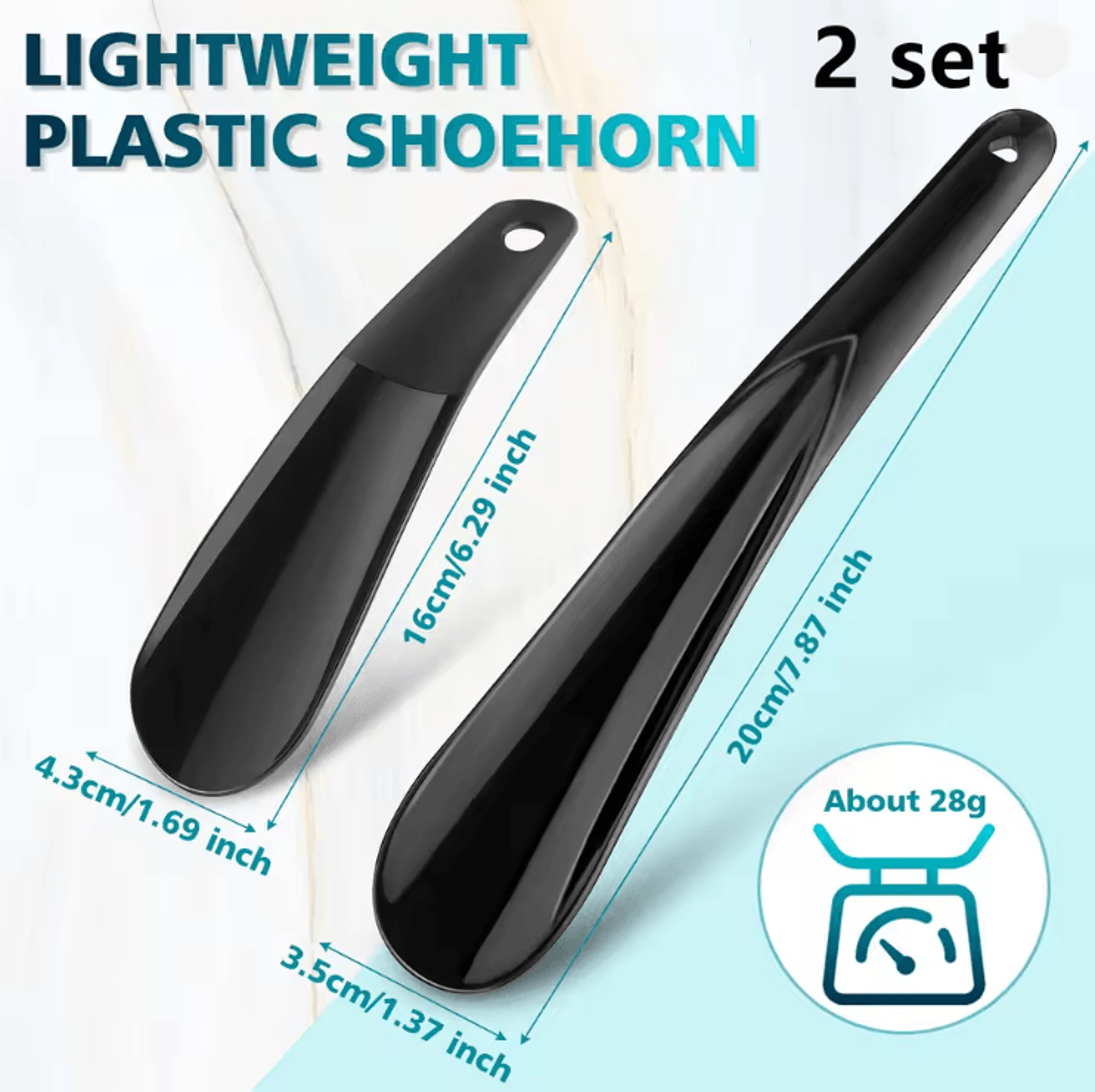 SpeedSlide Travel Shoehorn Set 6