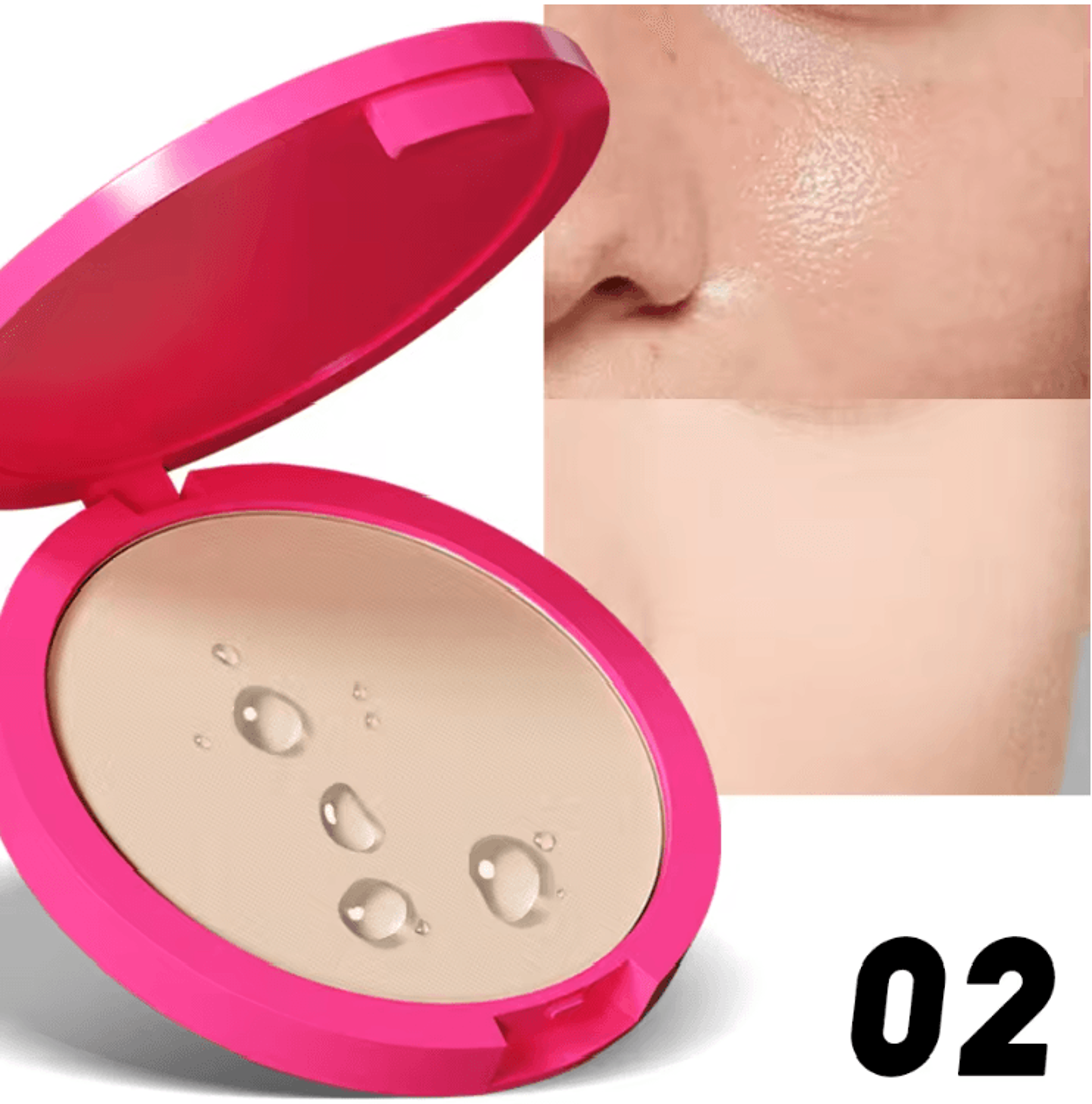 PureMatte Pressed Powder Foundation Compact 0