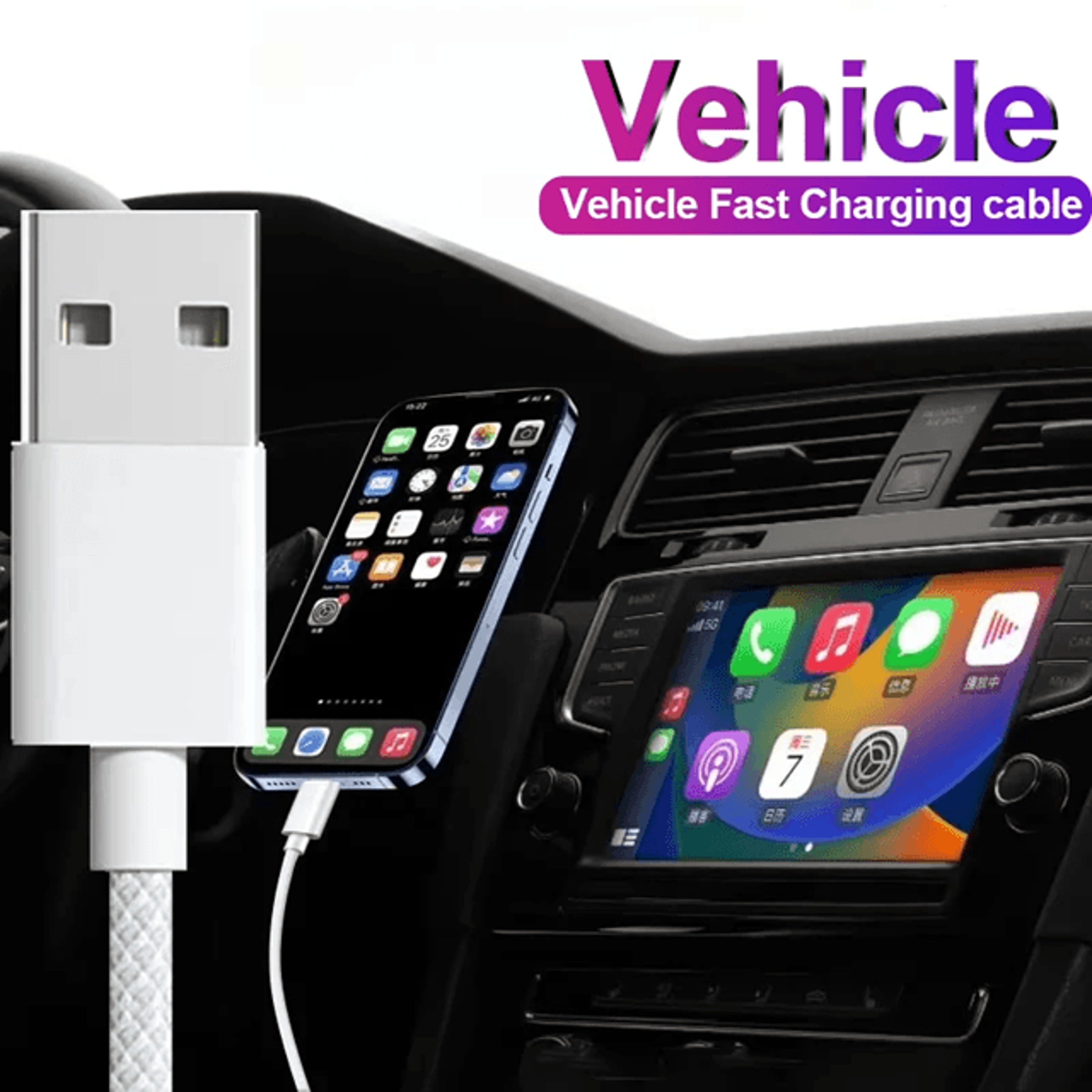 TurboCharge 60W Nylon Braided USBC Cable For IPhone 5