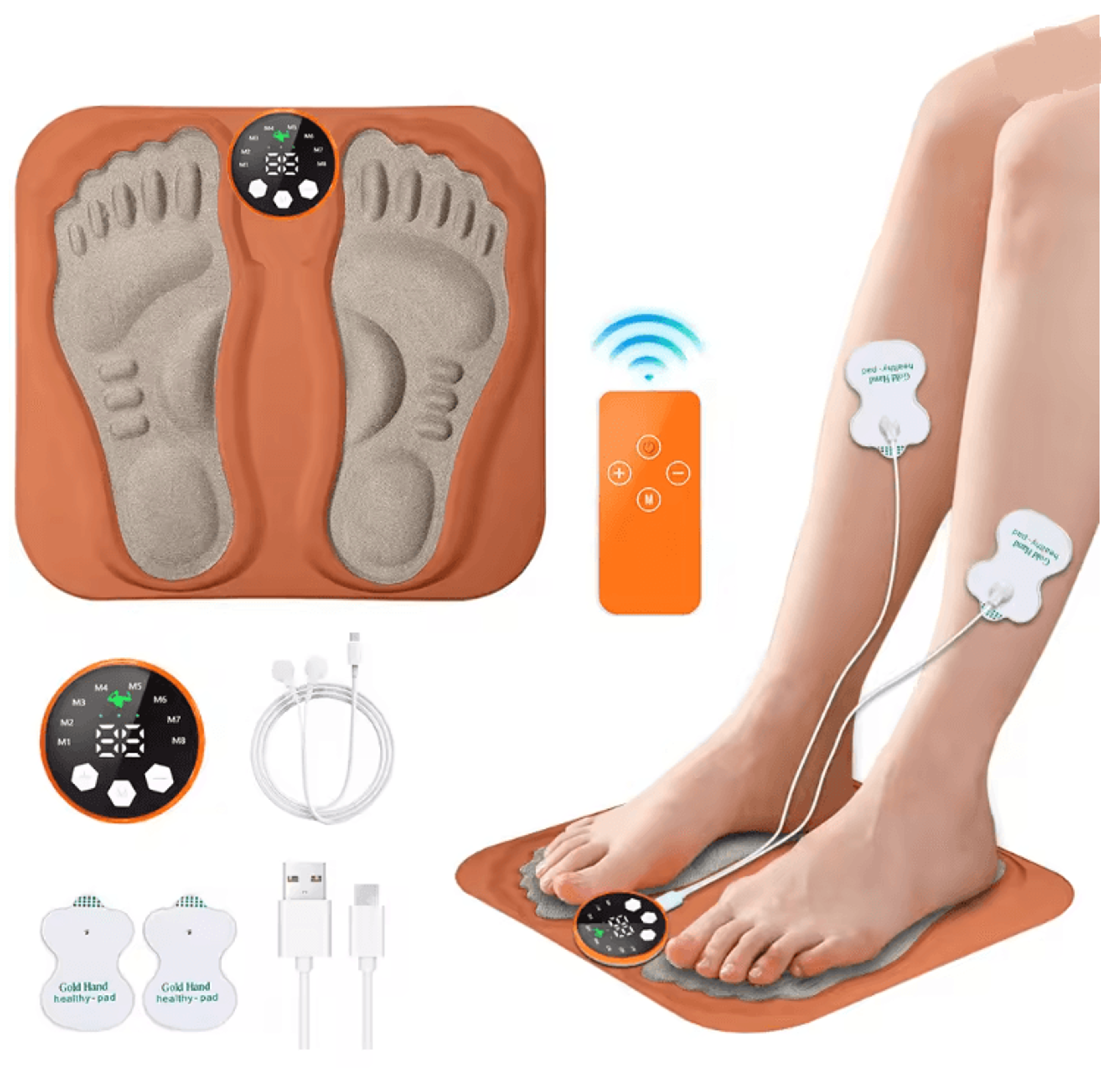 RejuvaStep EMS Foot Massage Mat For Circulation And Muscle Relief 0