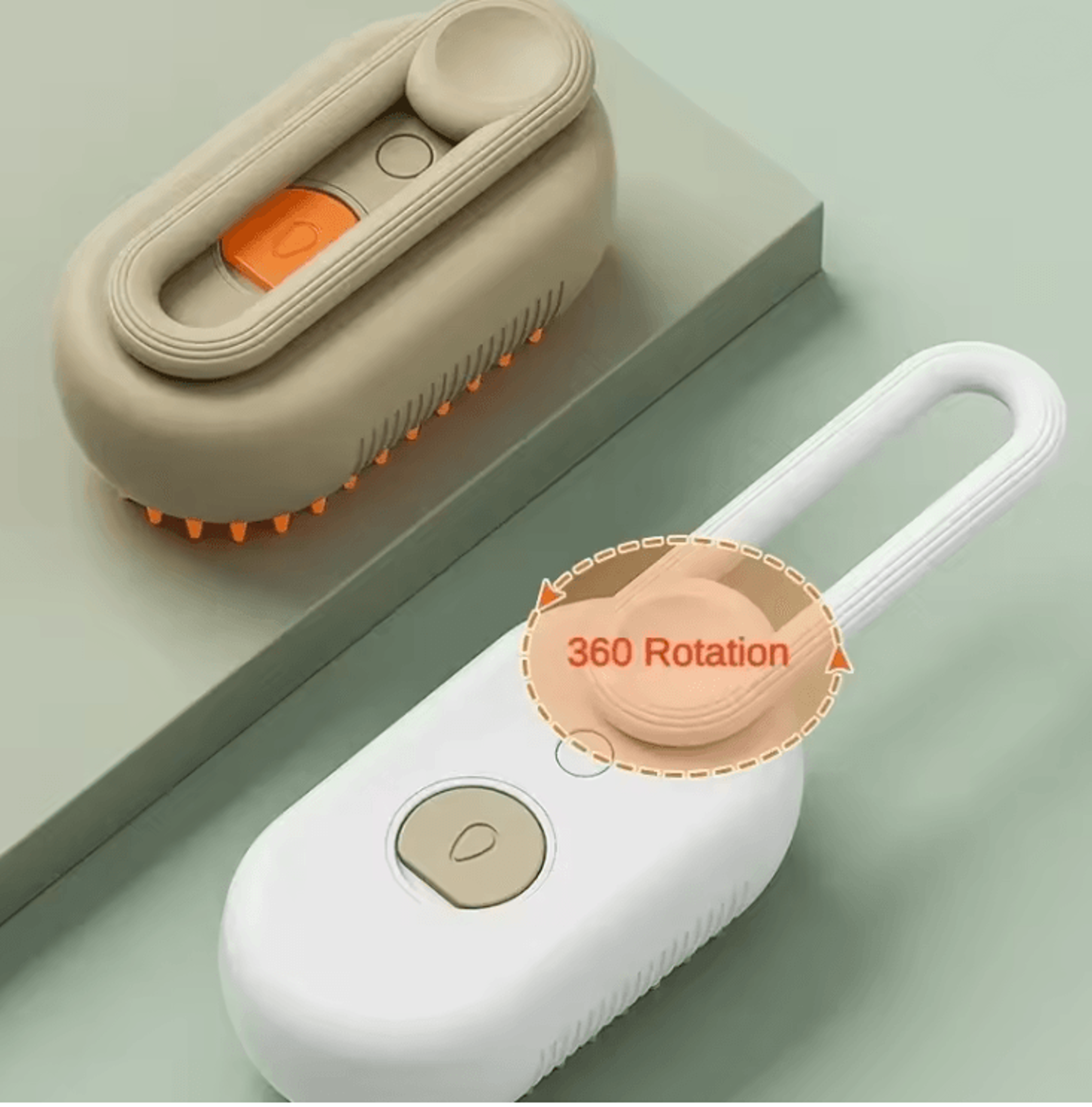 PawSteam 3 In 1 Pet Grooming Brush With Steam Care 2