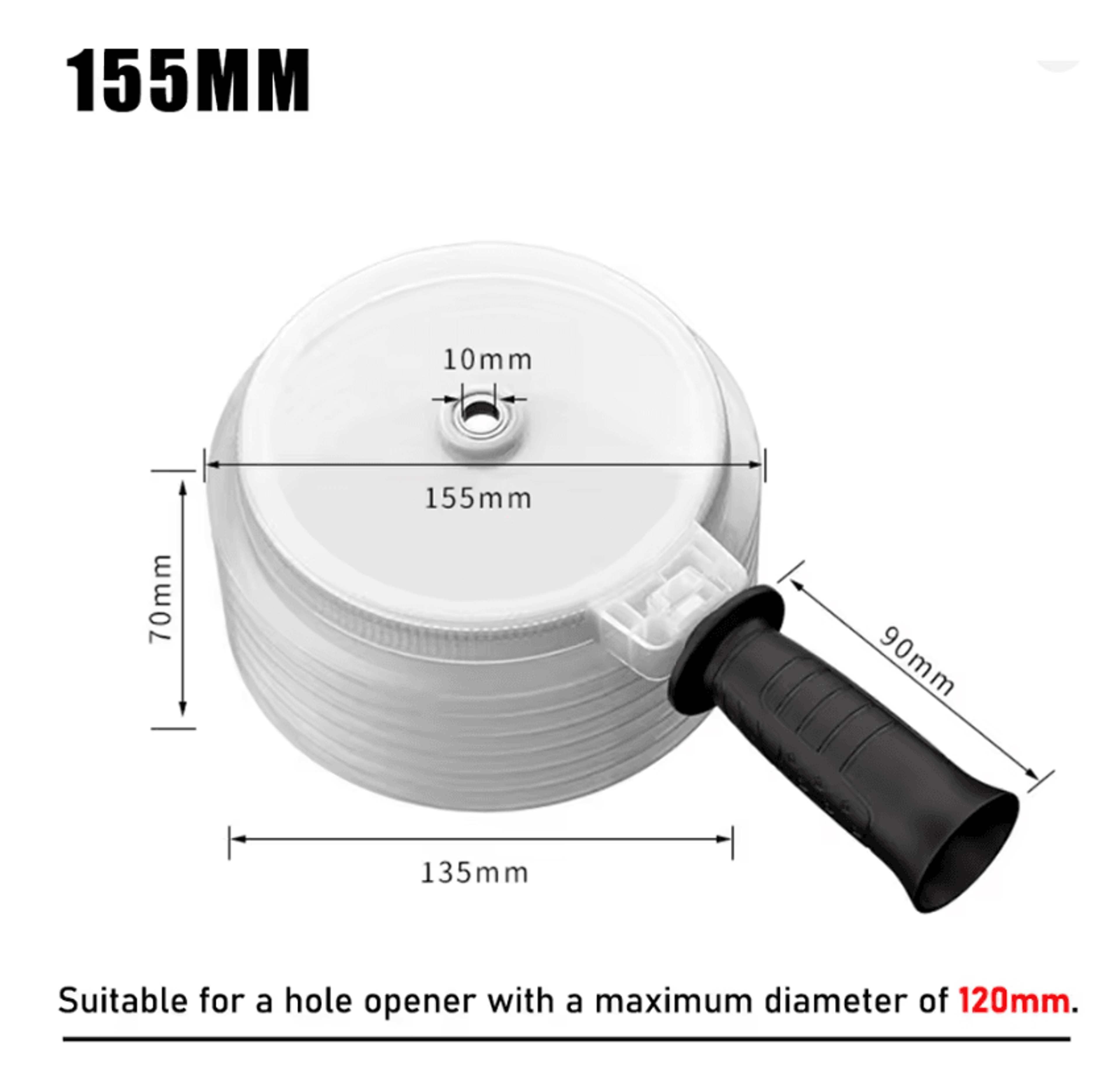 DrillGuard Electric Hammer Dust Collector Cover 4