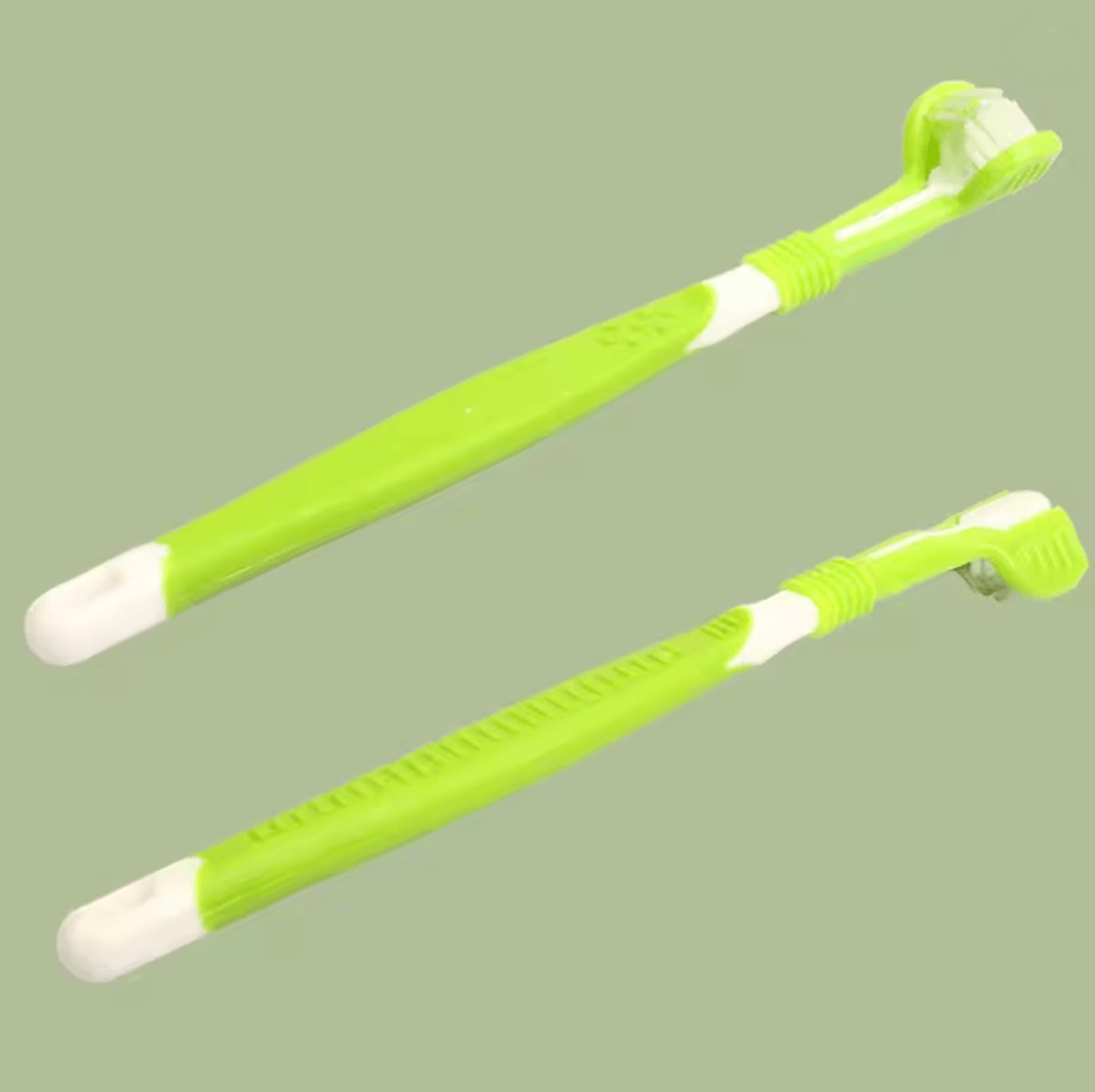 TriClean Three Sided Pet Toothbrush 2