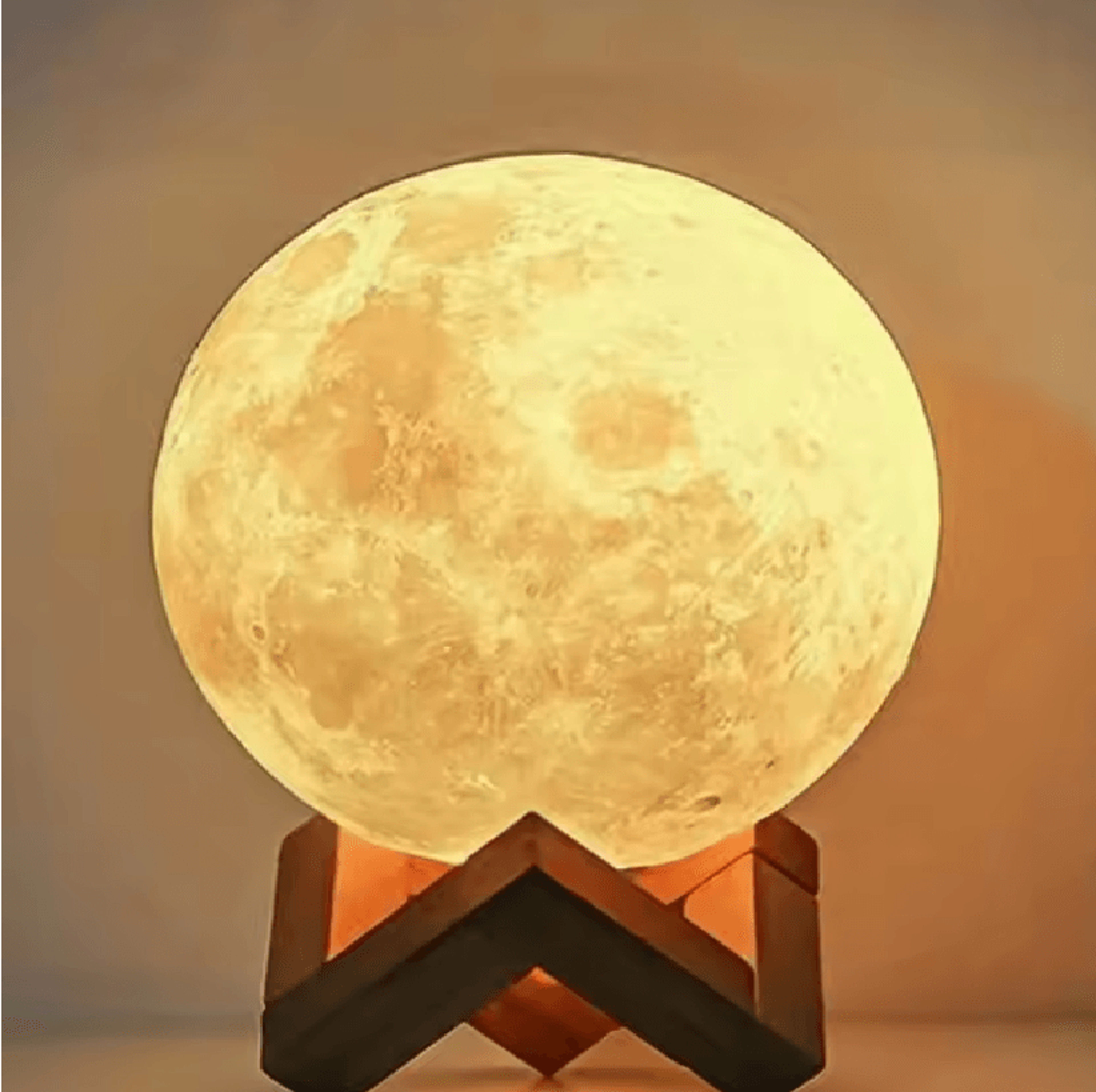 LunaGlow LED Moon Night Light 4