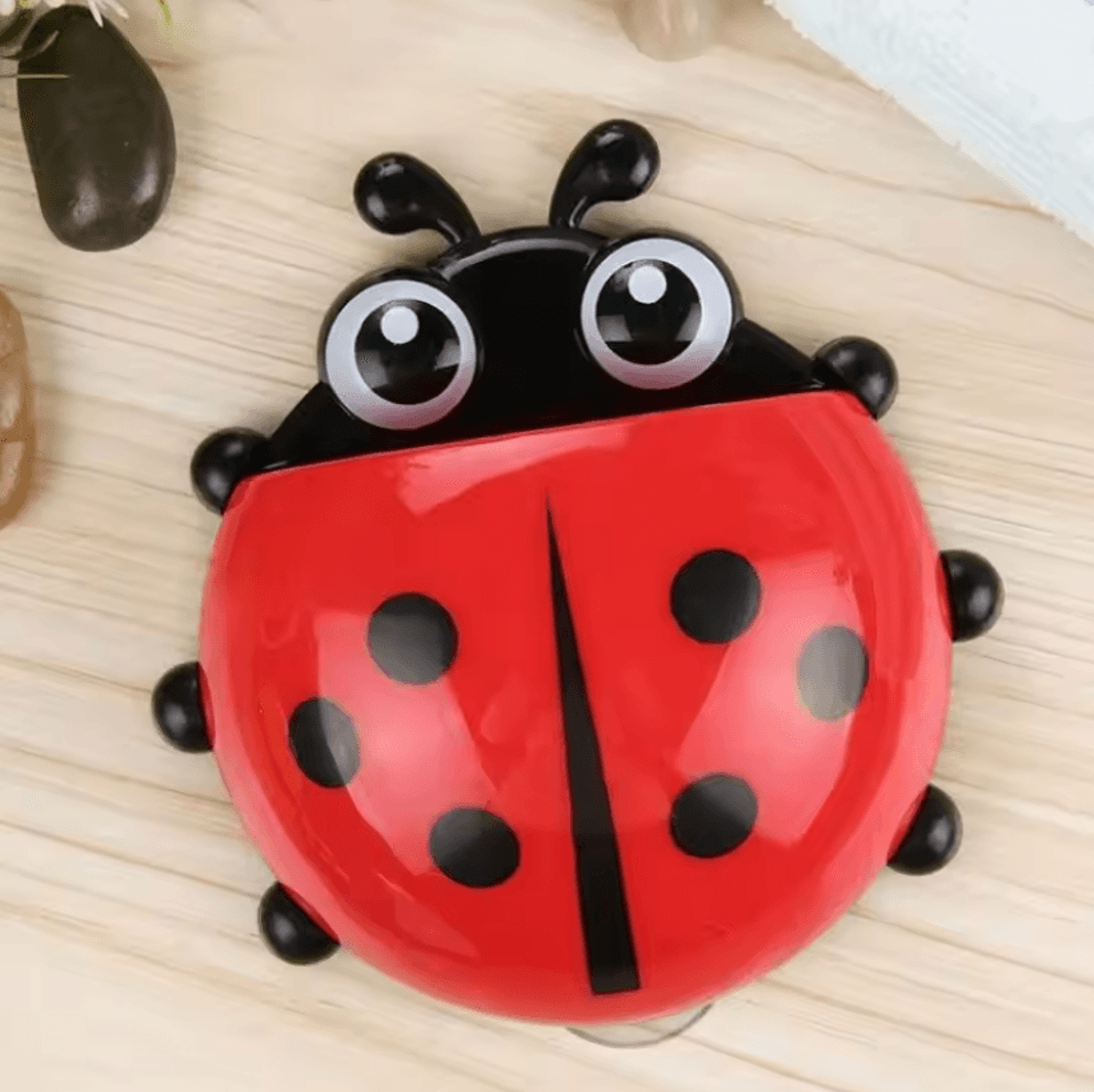 BugBrite Ladybug Toothbrush Holder Set 1