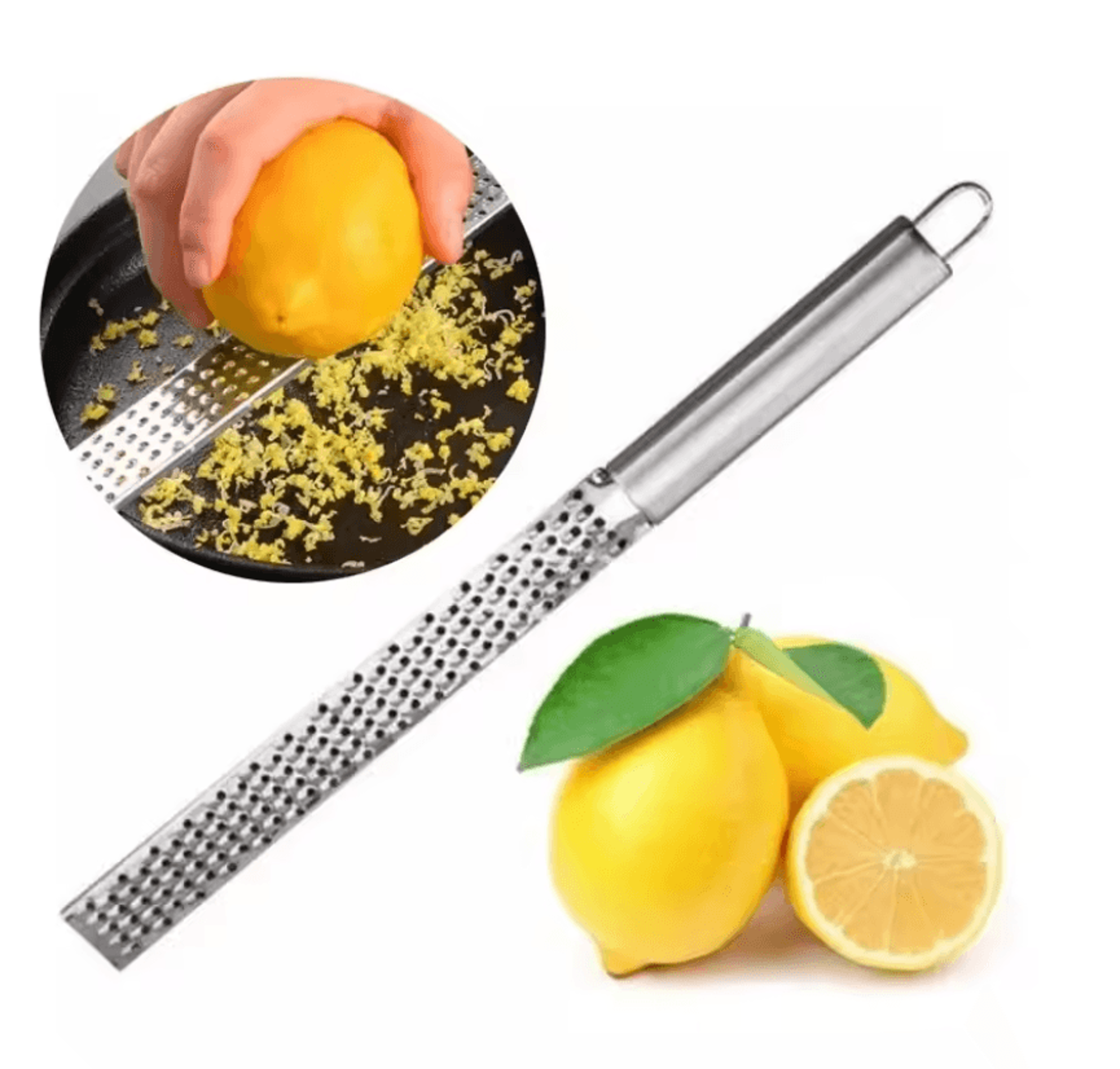 EasyGrate Stainless Steel Handheld Cheese And Vegetable Grinder 0