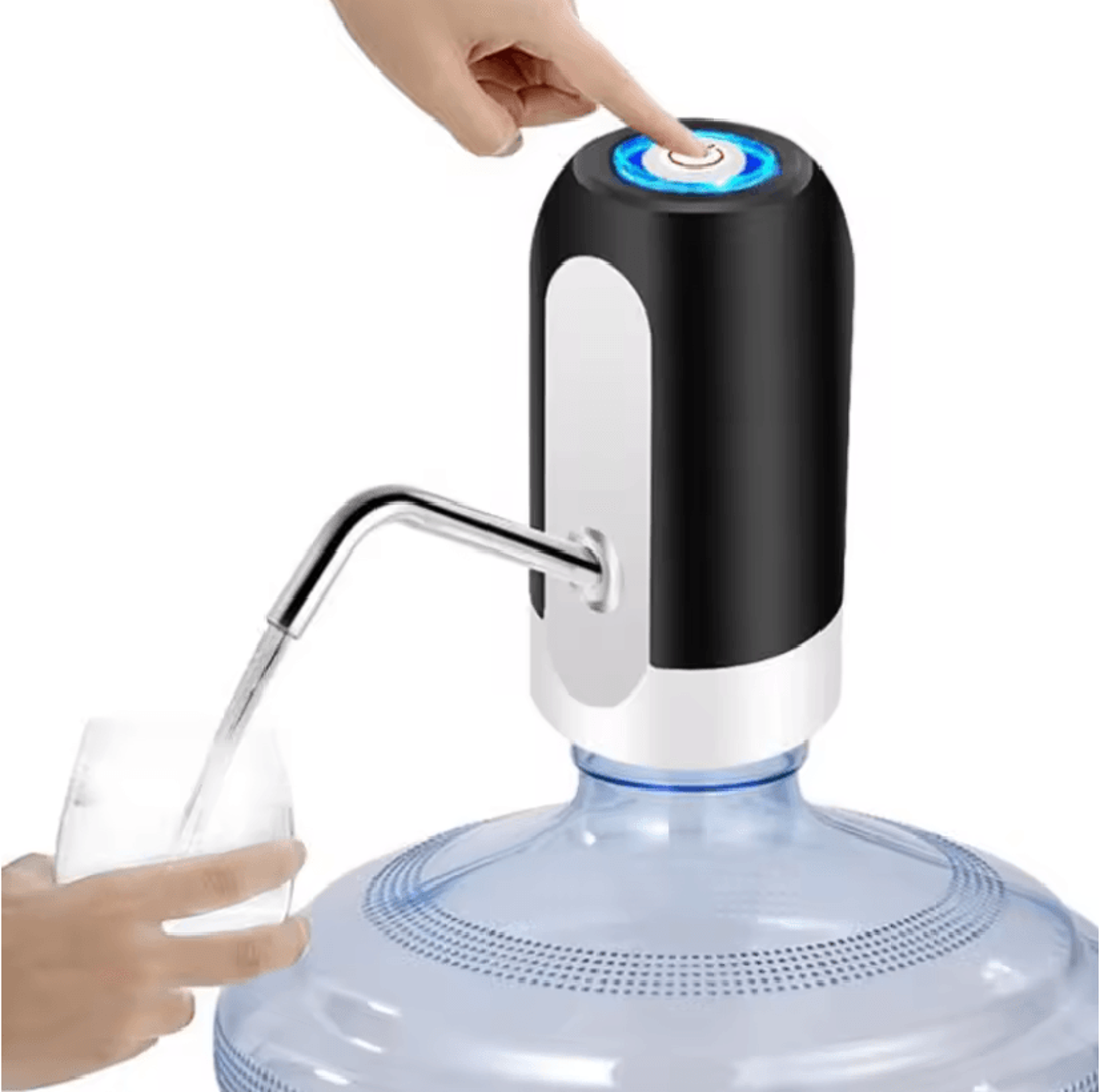 PureFlow Electric Water Dispenser USB Rechargeable Automatic Bottle Pump 0