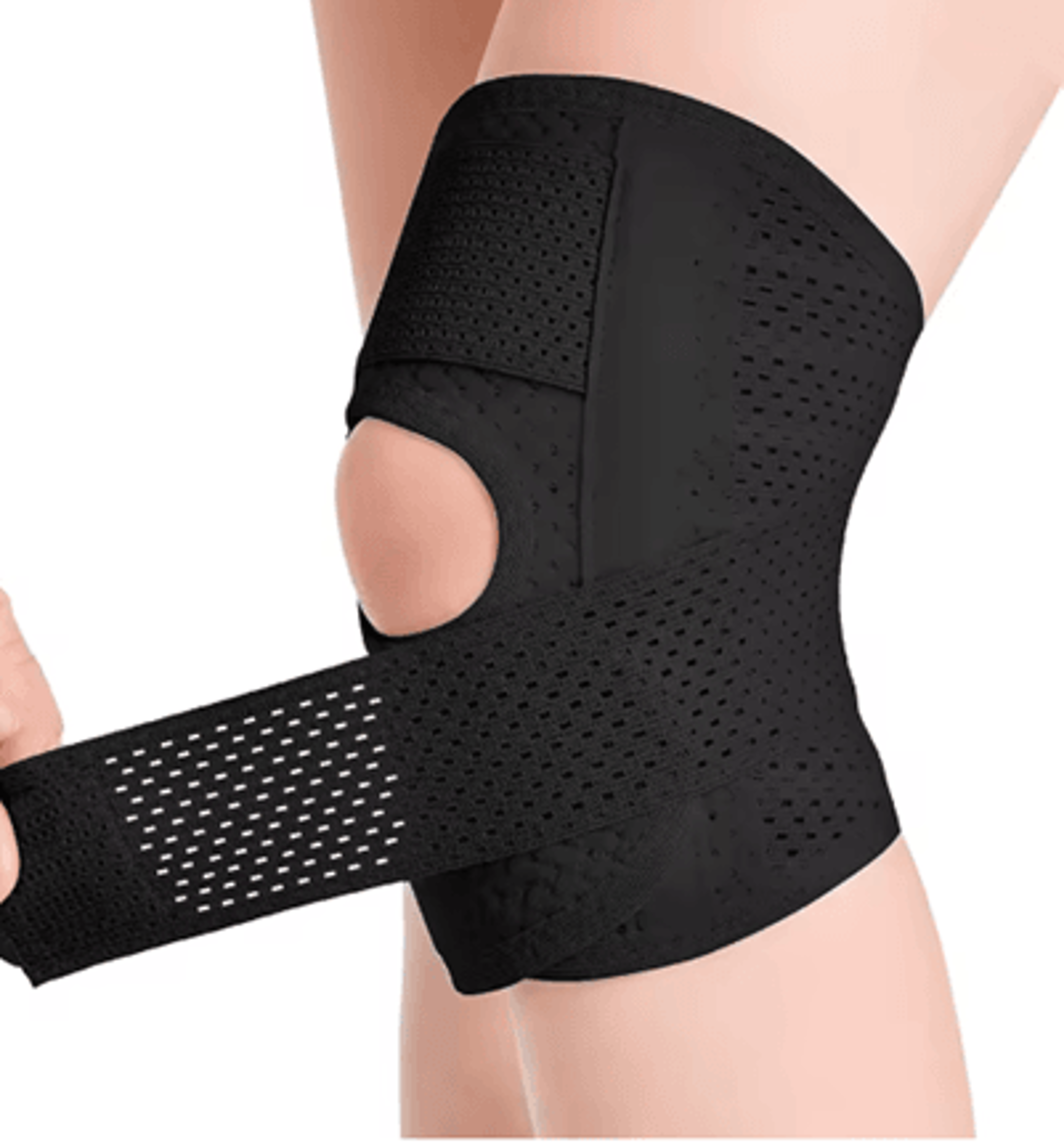 FlexiGuard Knee Brace With Side Stabilizers  Breathable Compression Support For Meniscus And Joint  3