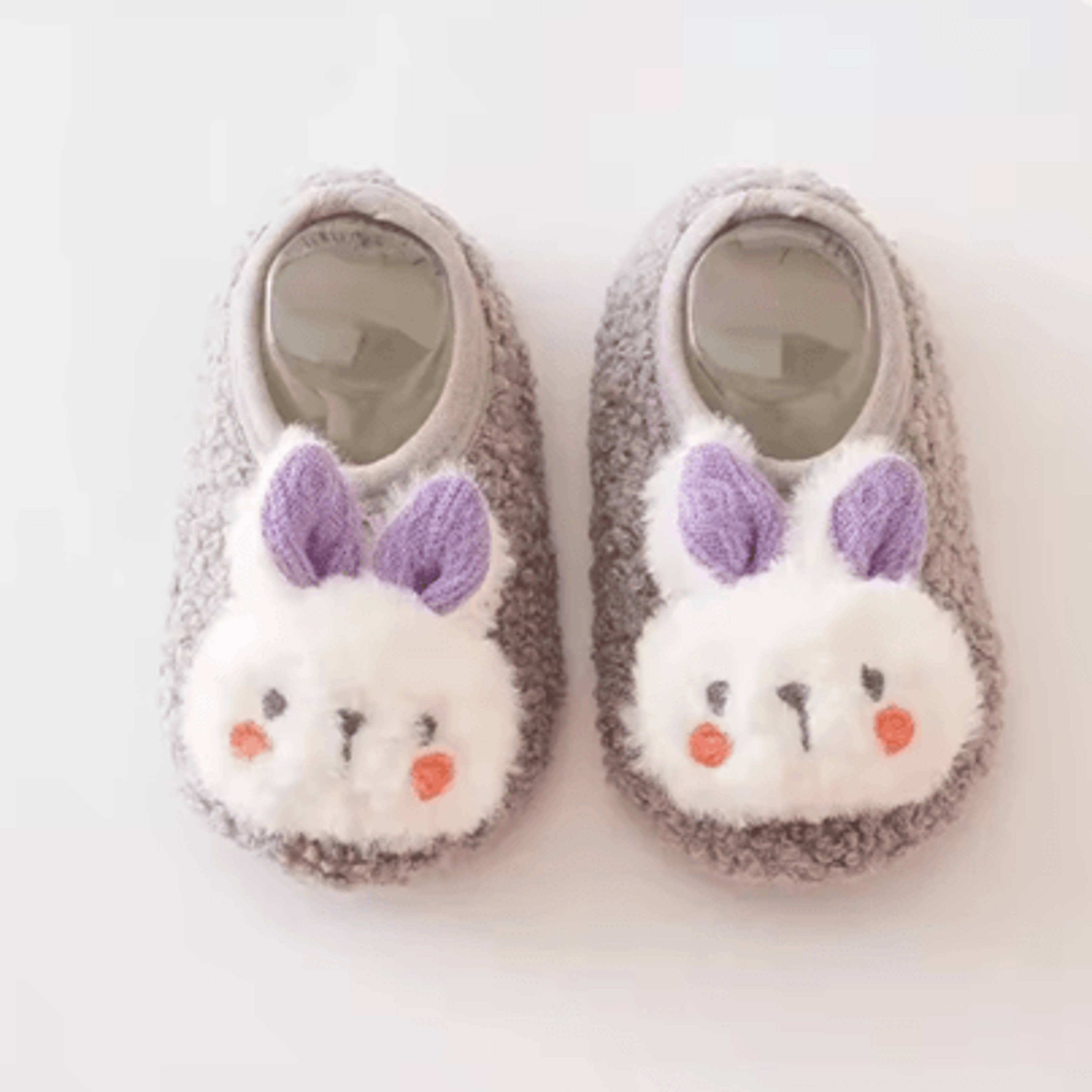 SnuggleBunny Plush Baby Floor Socks  Soft NonSlip Toddler Slippers For Warmth And Comfort 5