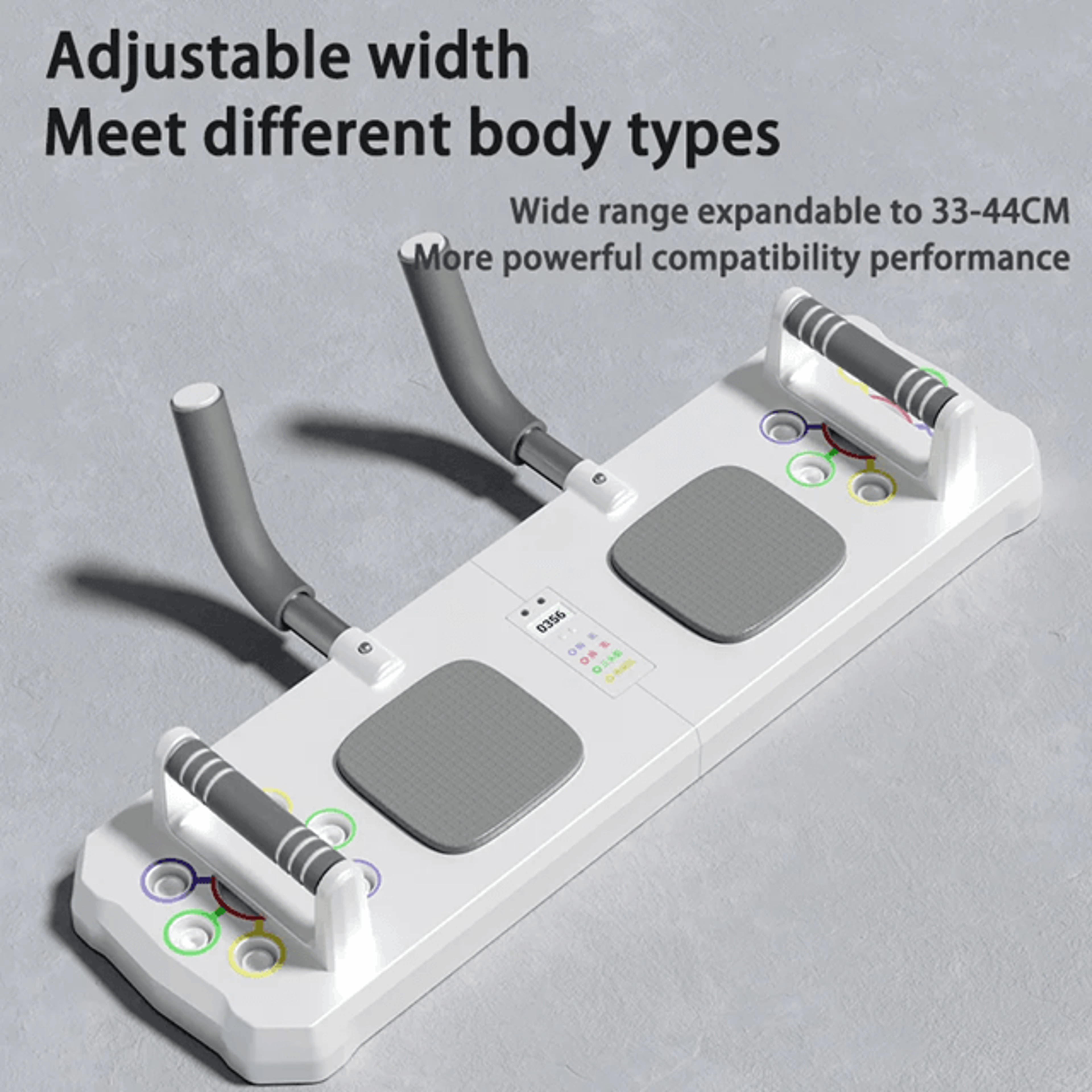 PowerForm Portable PushUp Board  Multifunctional Foldable Fitness Trainer For Full Body Workouts 0