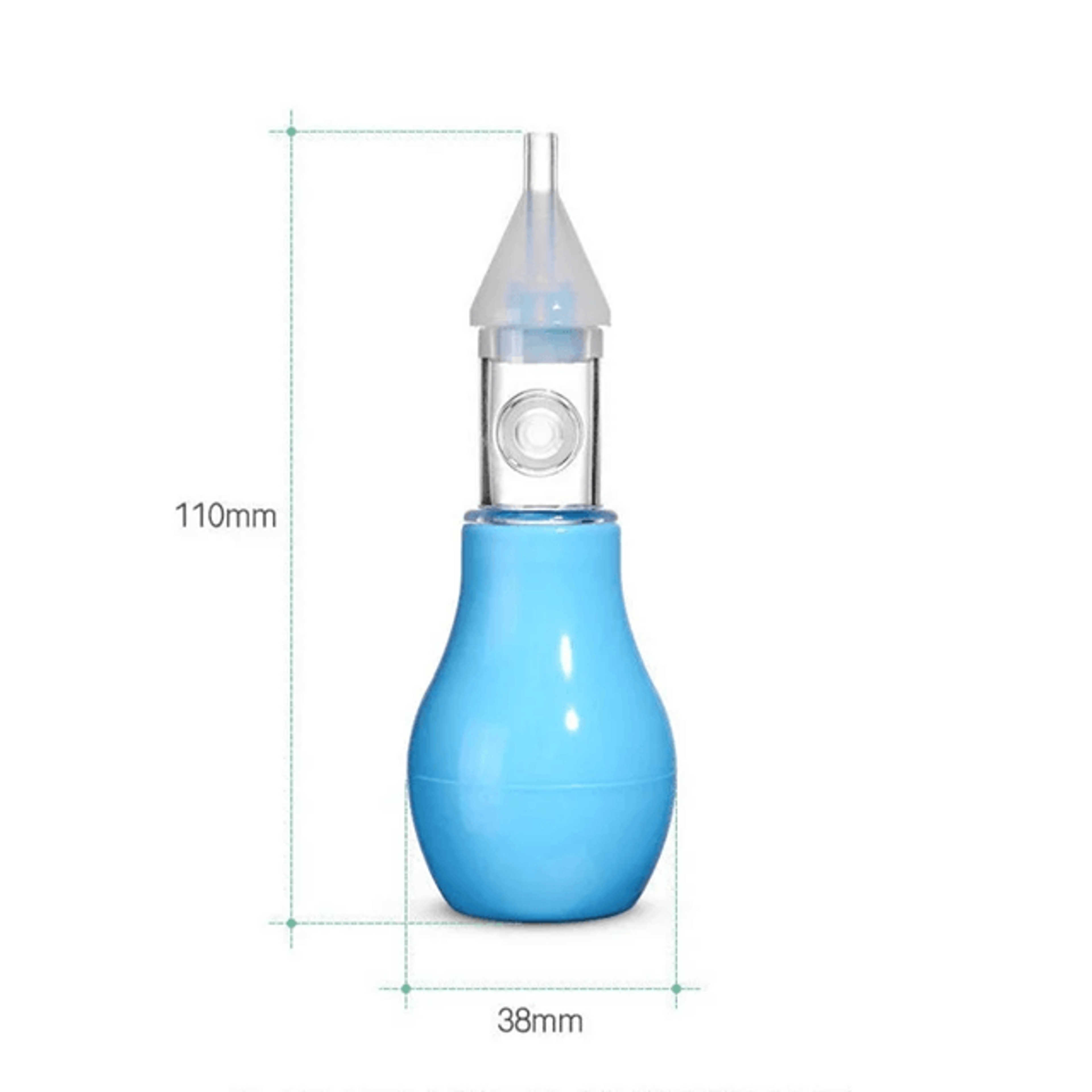 GentleBreathe Silicone Baby Nasal Aspirator  Safe Infant Nose Cleaner And Congestion Relief Pump 0