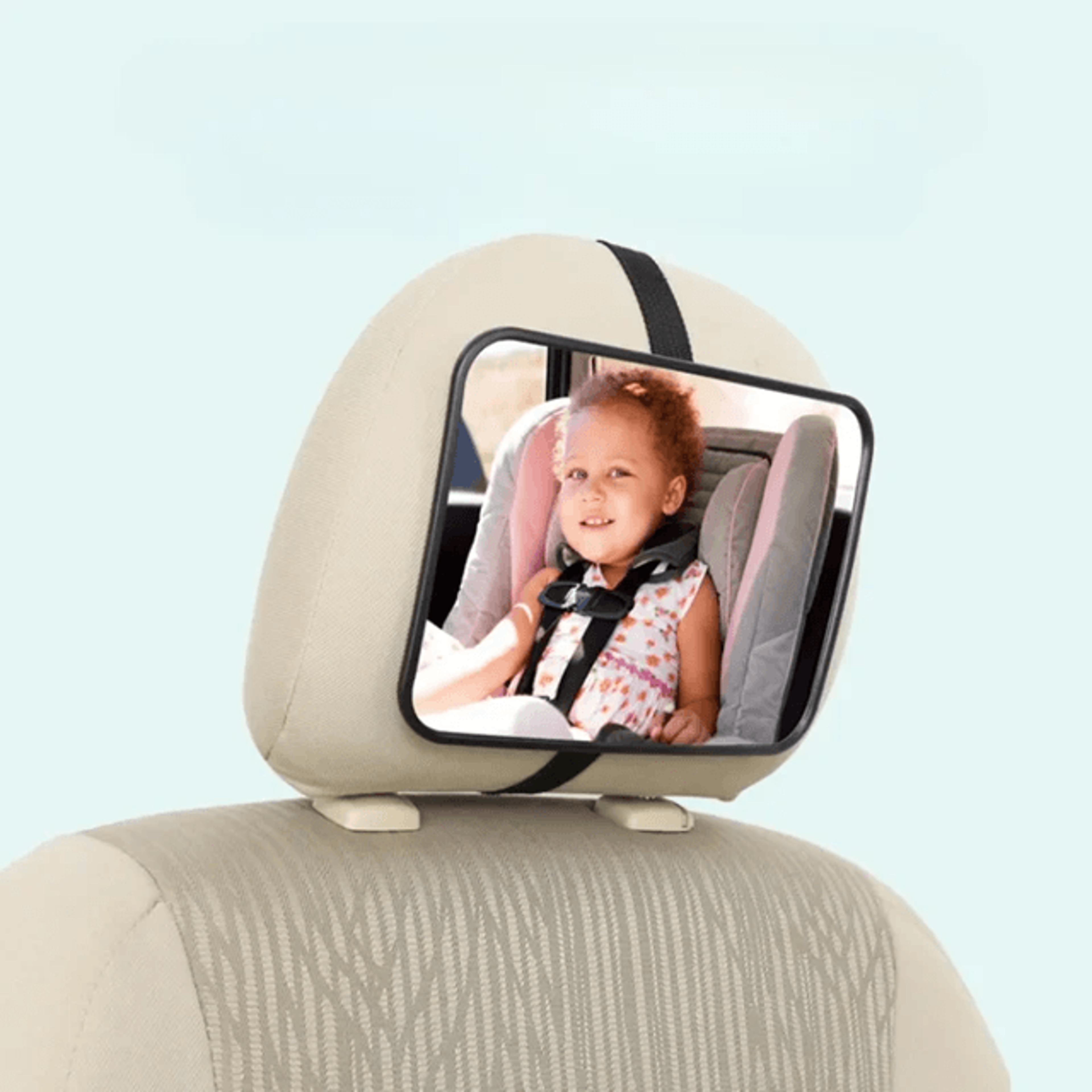 SafeView 360 Car Baby Mirror  Adjustable Rear Seat Infant Mirror For Driving Safety 0