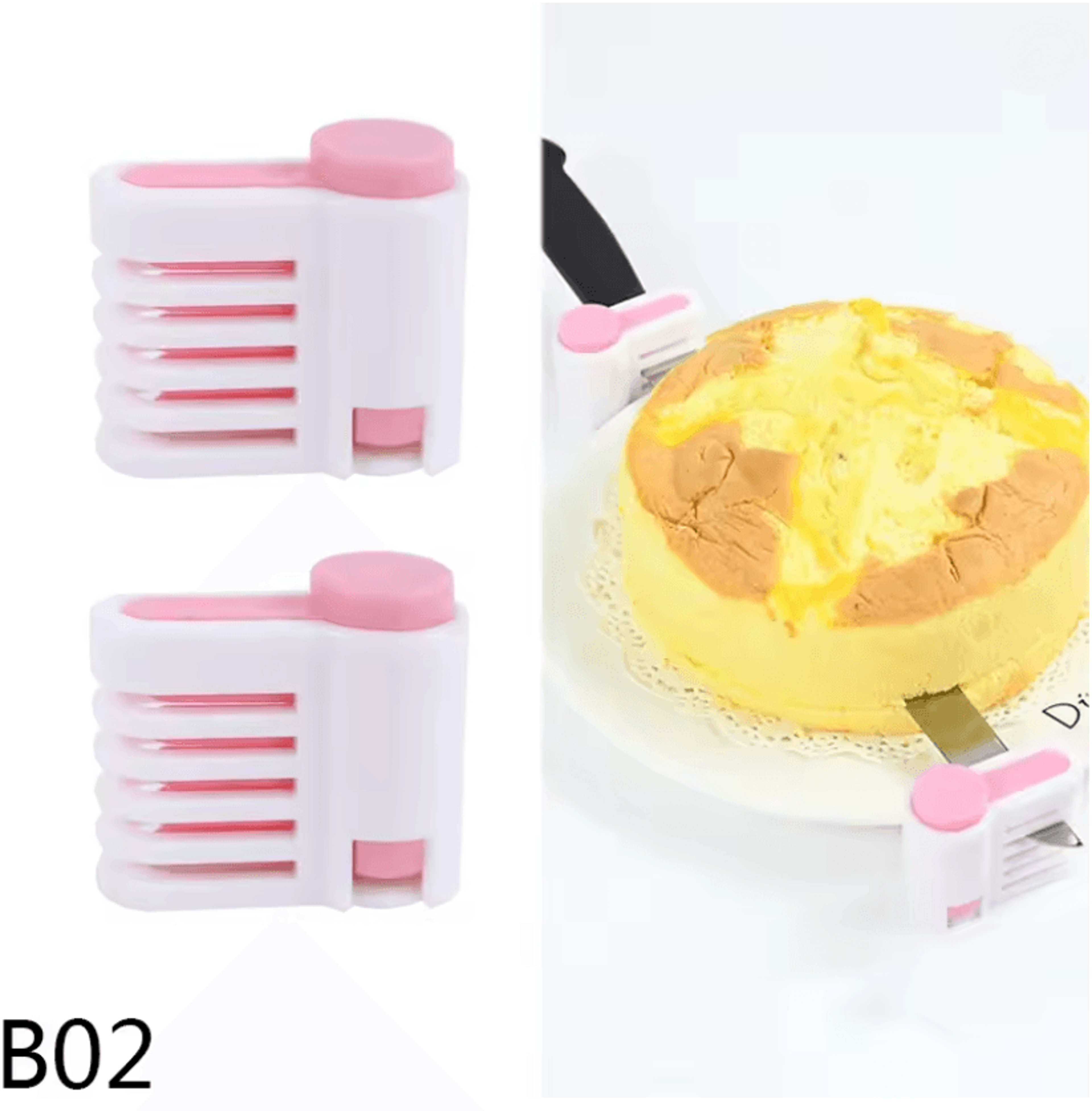 SlicePerfect Adjustable 5 Layer Cake Slicer And Bread Cutting Leveler Set 4