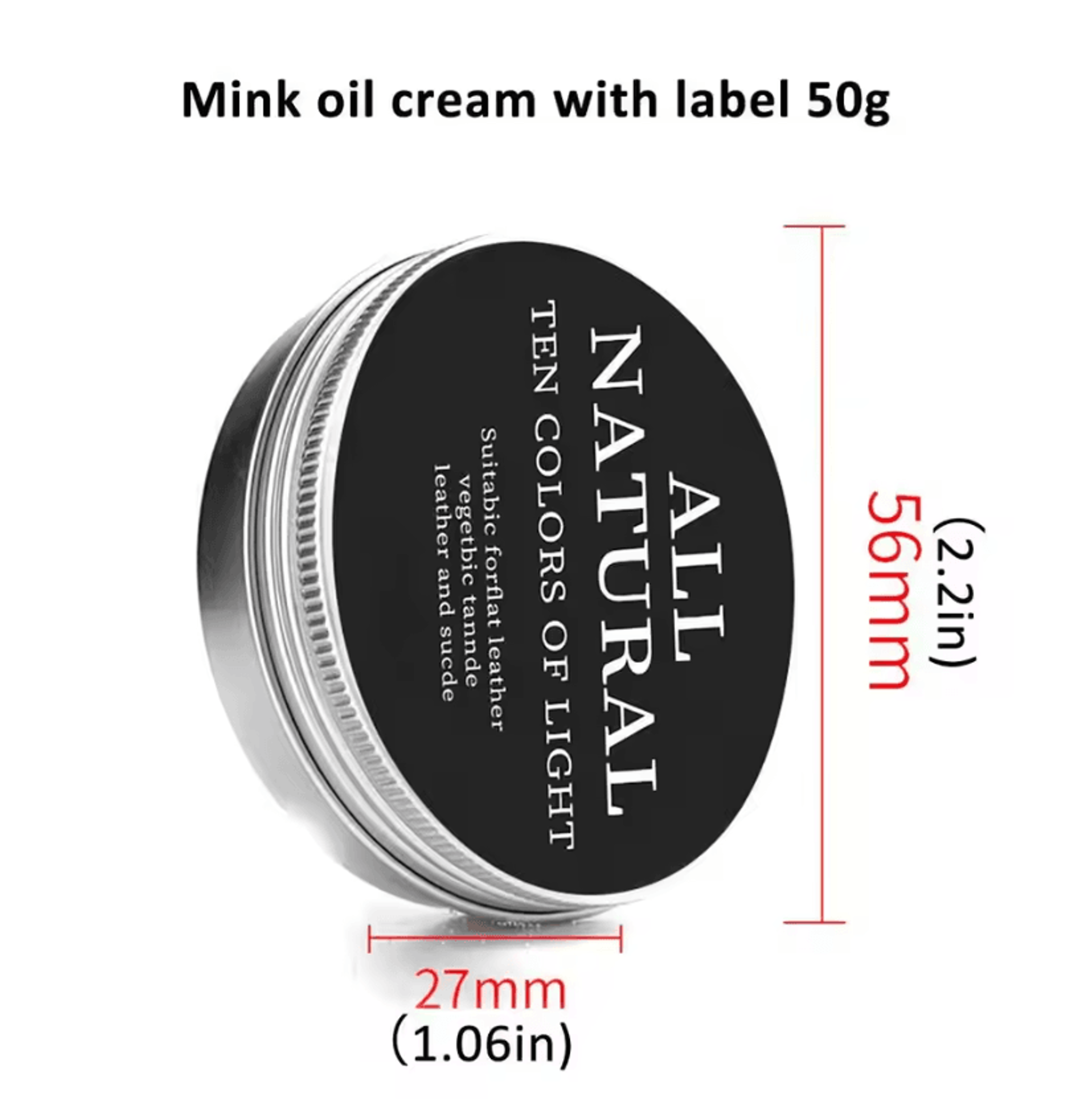 LuxRestore Premium Mink Oil Leather Care Cream For Shoes Bags And Accessories 4