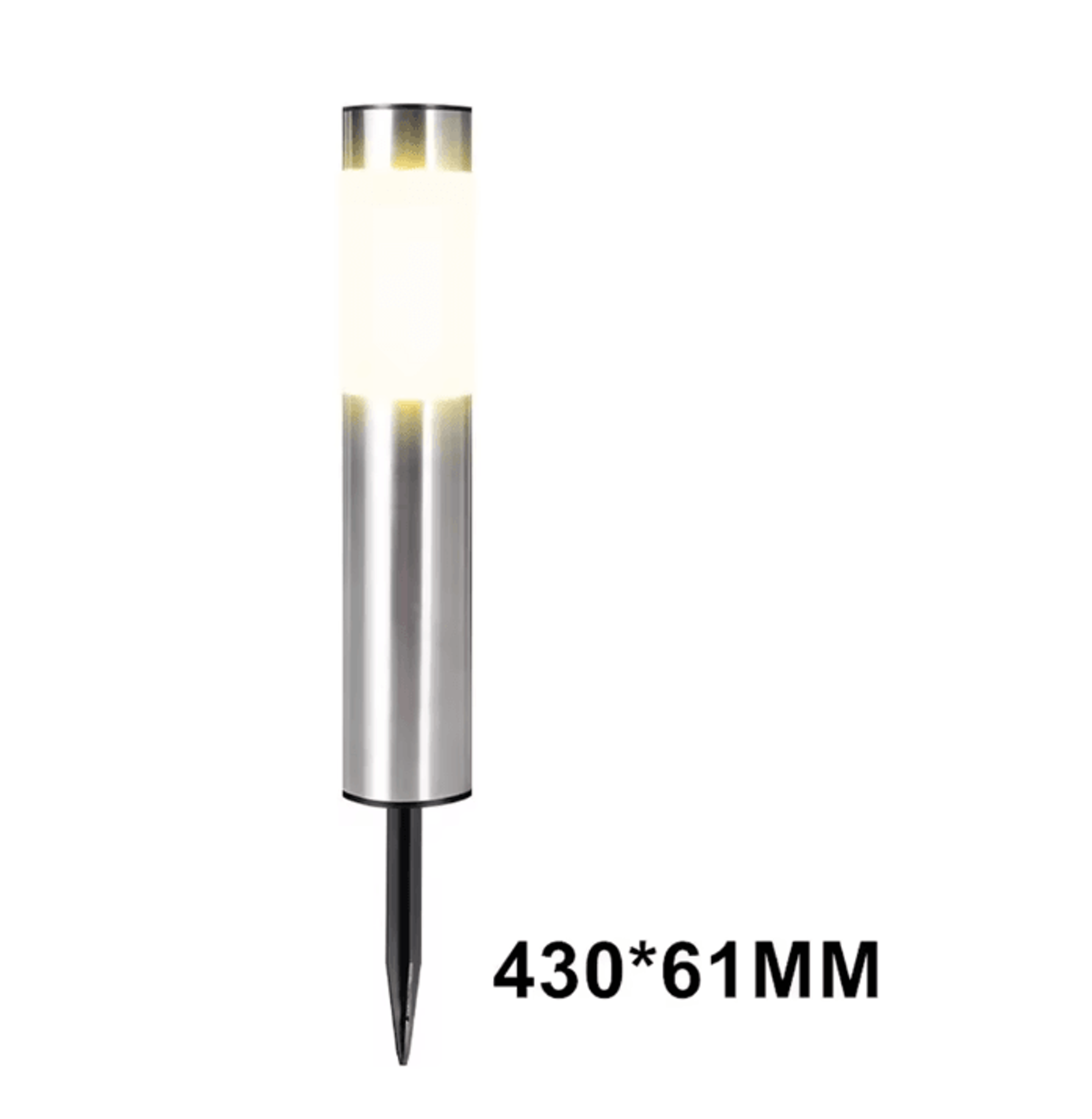 LumiPath Solar Garden Pathway Lights Outdoor Waterproof LED Set 4