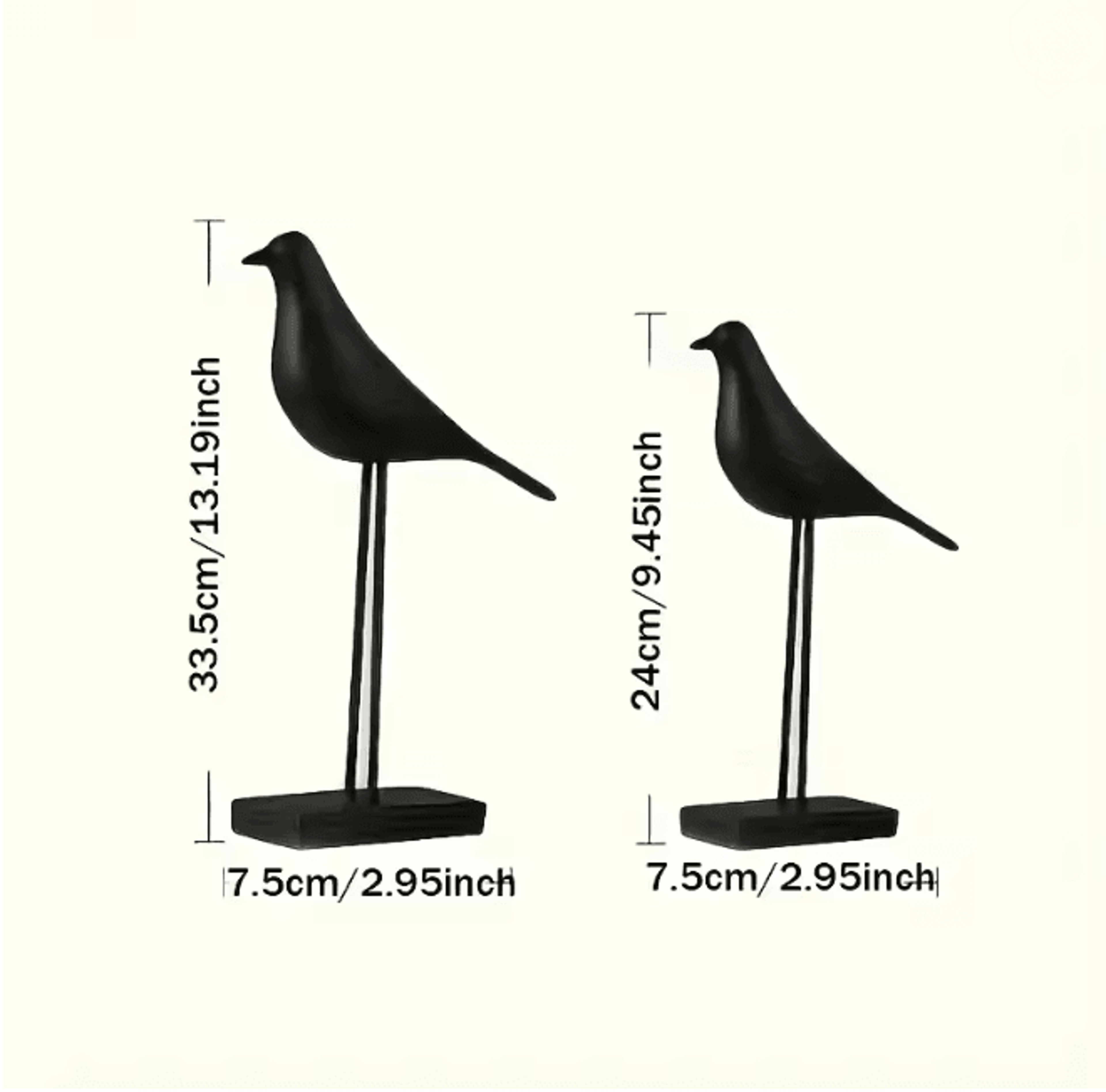 NordicResin Bird Statue Decorative Sculpture For Home And Office 1