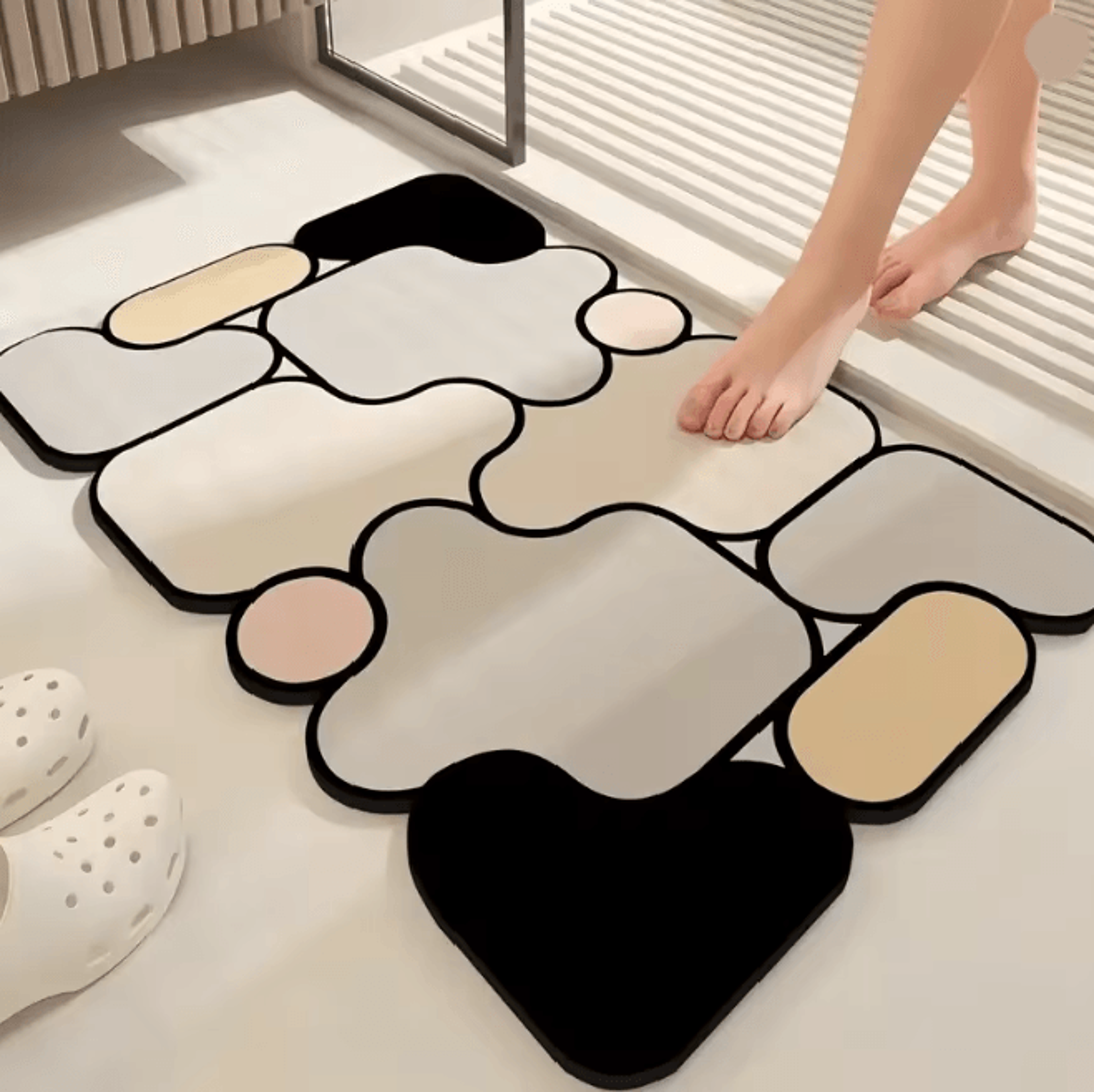 DiatroShape NonSlip Diatomite Absorbent Bathroom Floor Mat 7