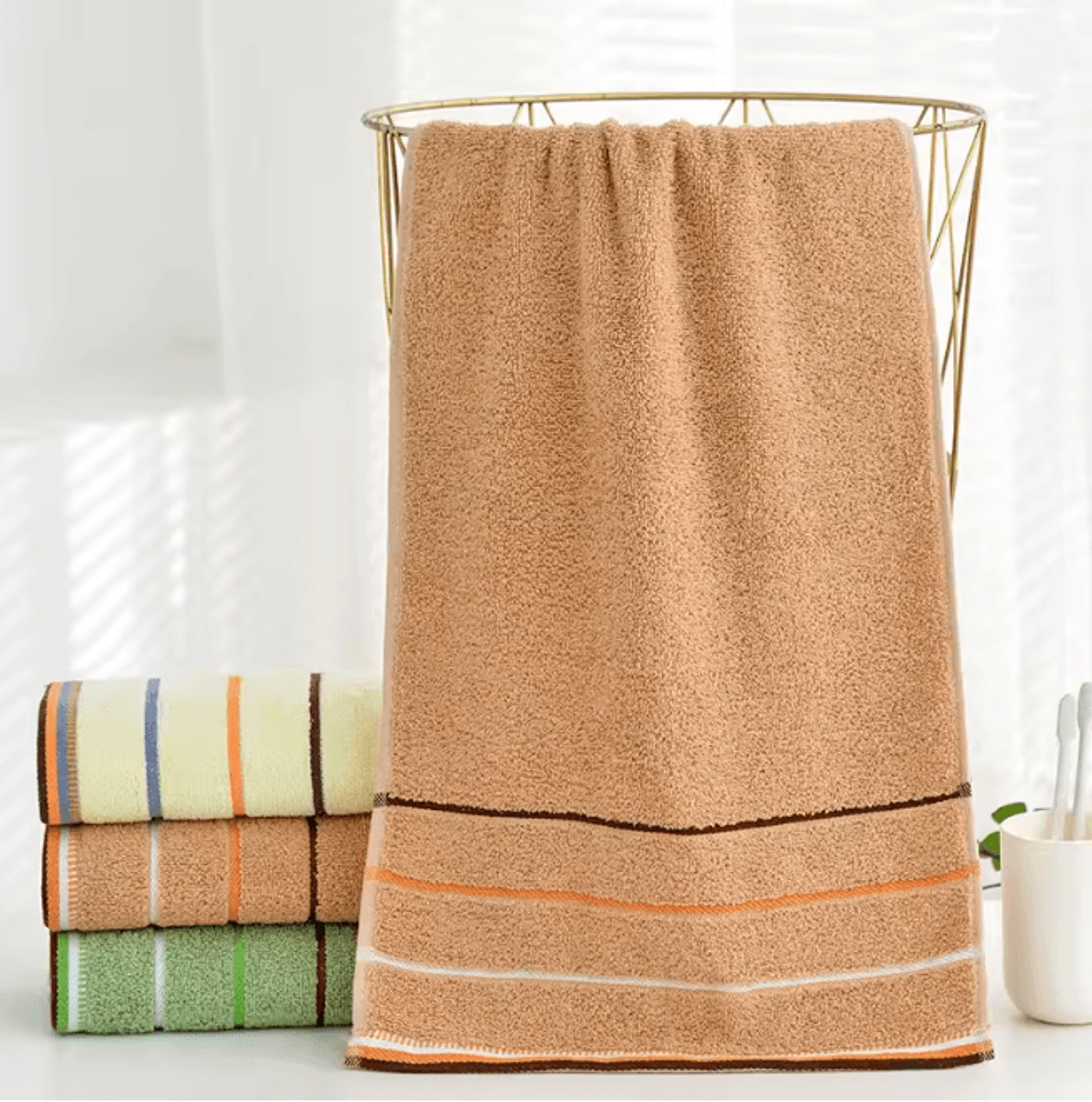 PureCotton Luxe Absorbent Hand And Face Towel Set 7