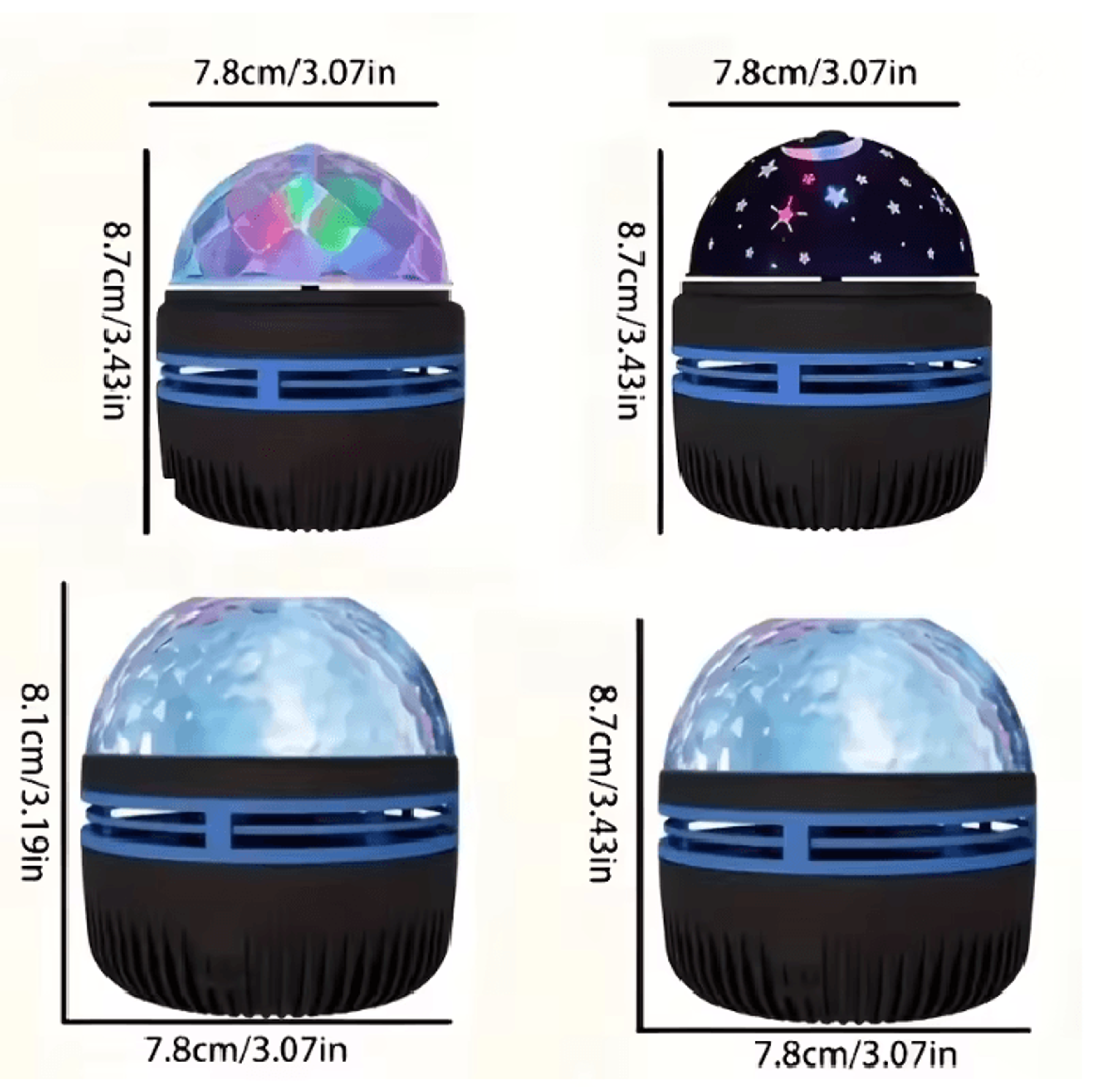 StarWave Galaxy Projector Night Light 3