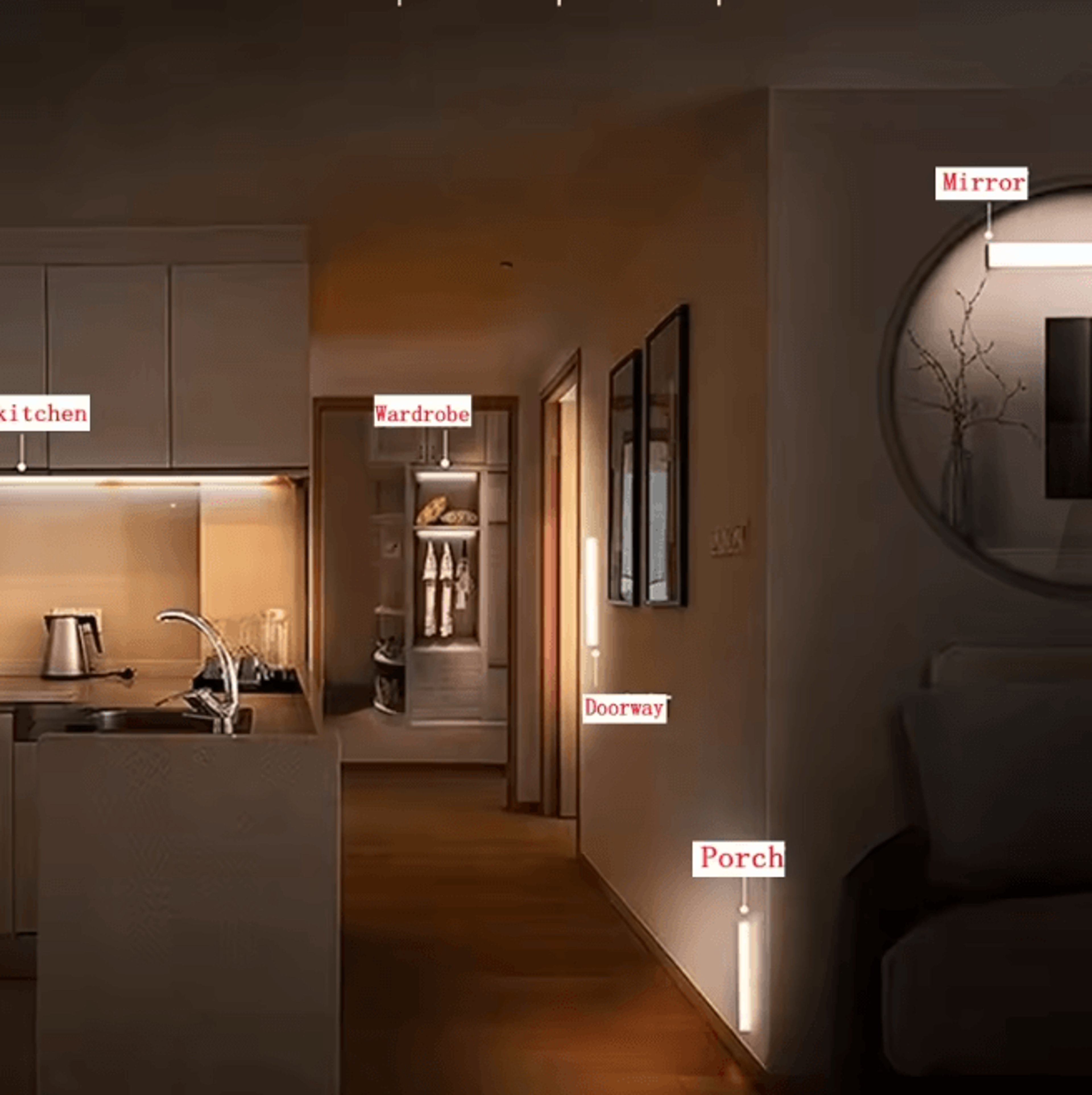LumiTrack Rechargeable Motion Sensor LED Light Bar 2