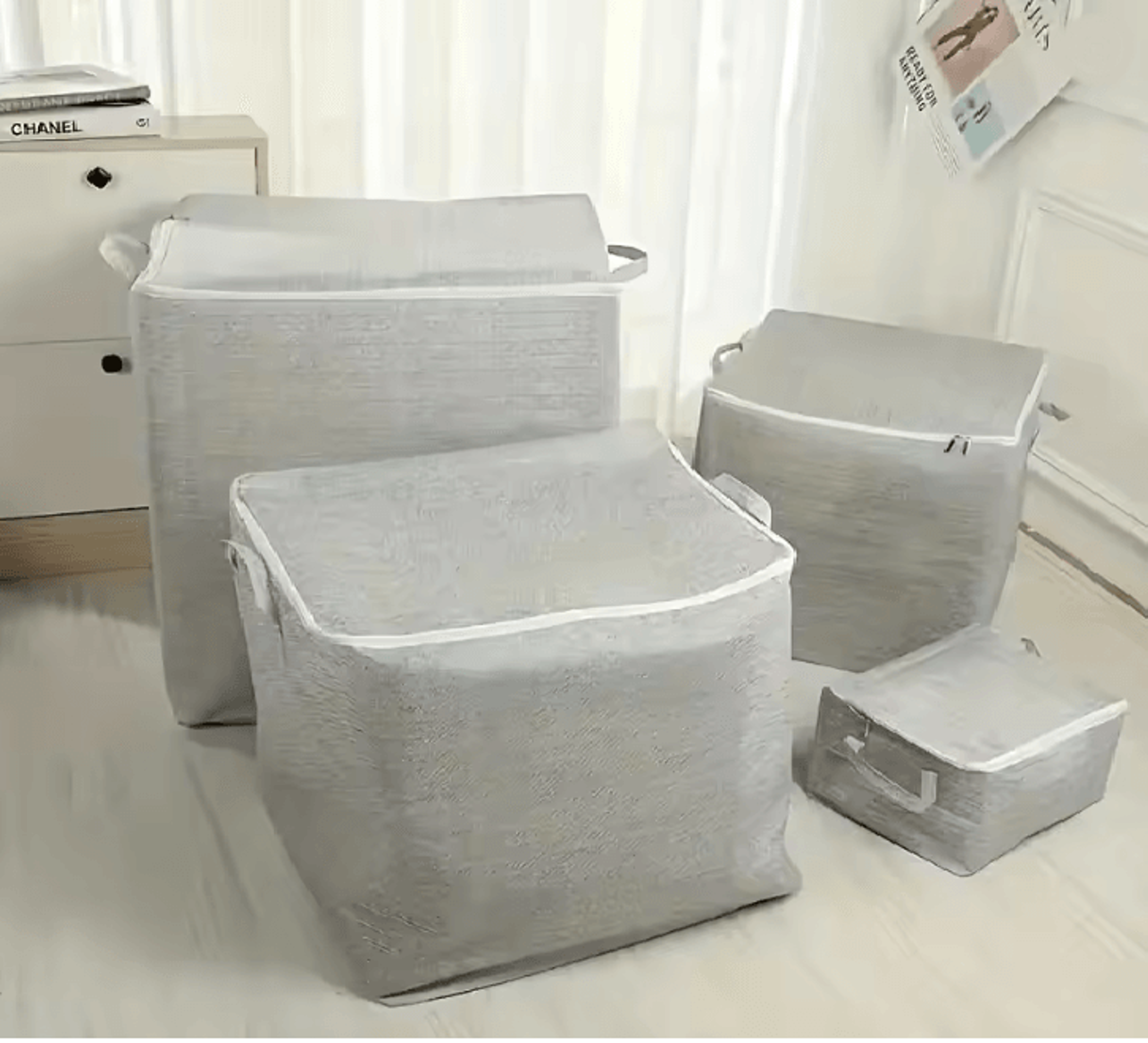 HomeEase Large Capacity Non Woven Storage Bag Organizer 3