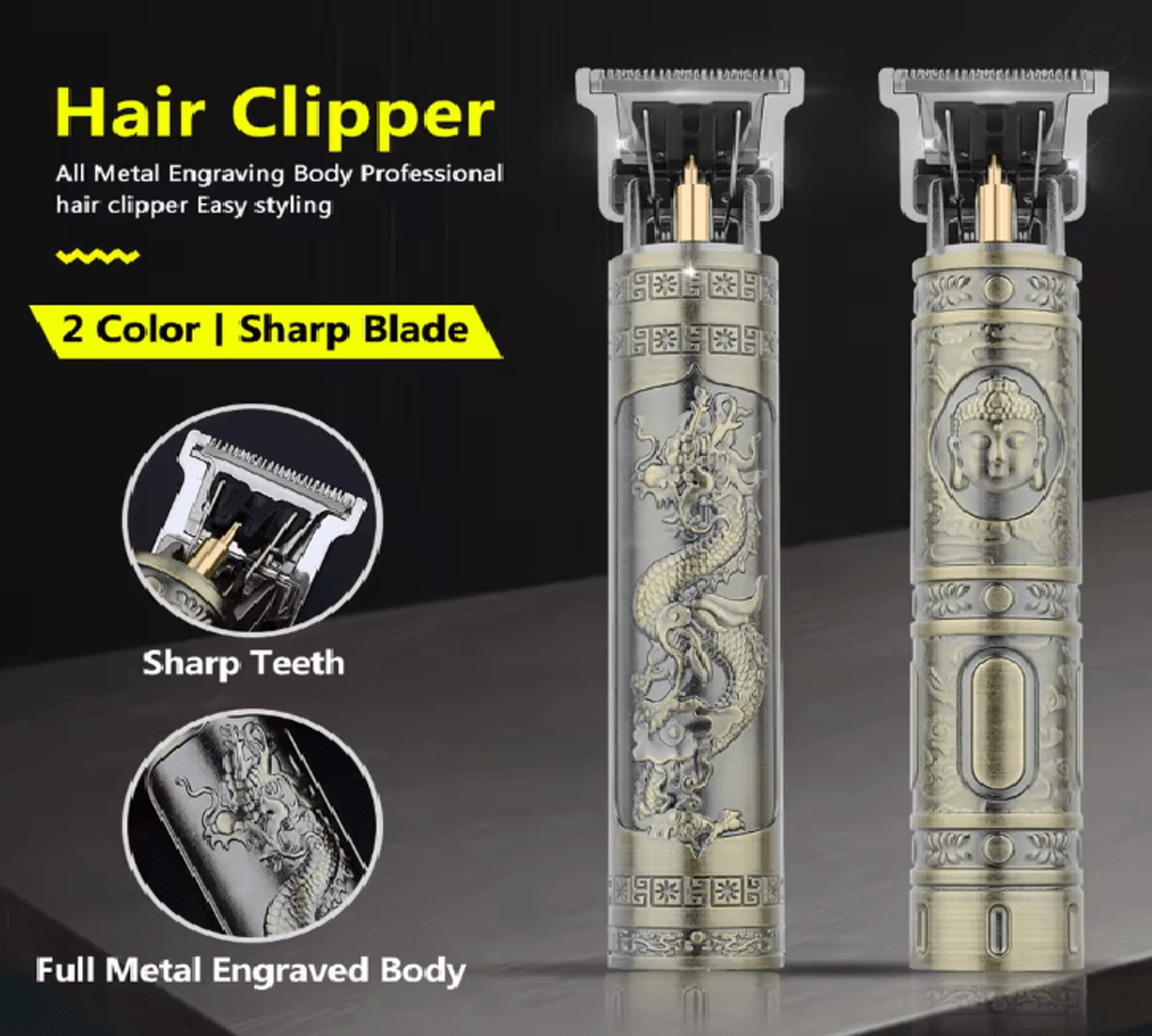 RetroTrim T9 Professional Electric Hair Clipper For Men 0