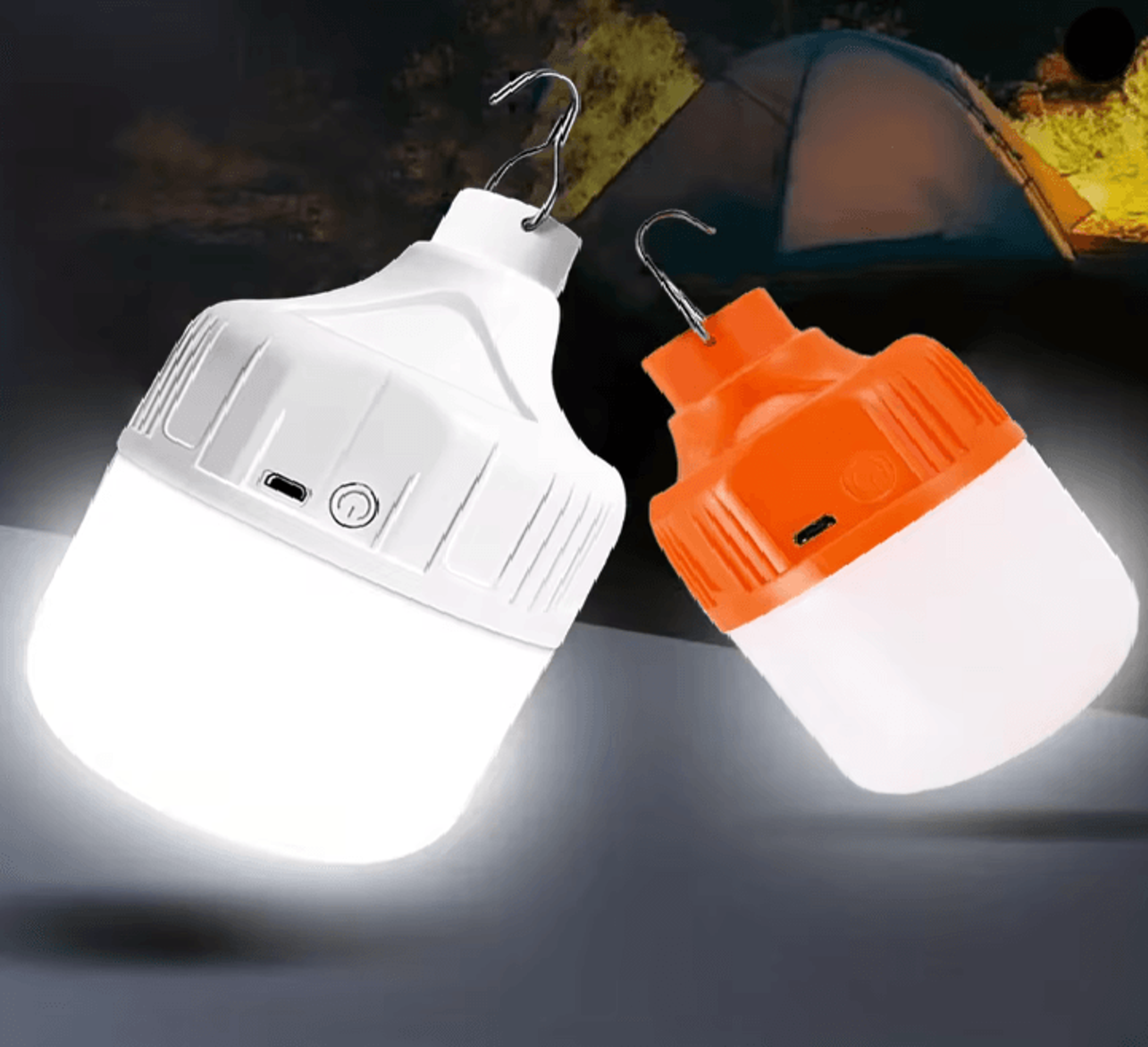 LumiCamp Portable USB Rechargeable LED Pendant Light 0