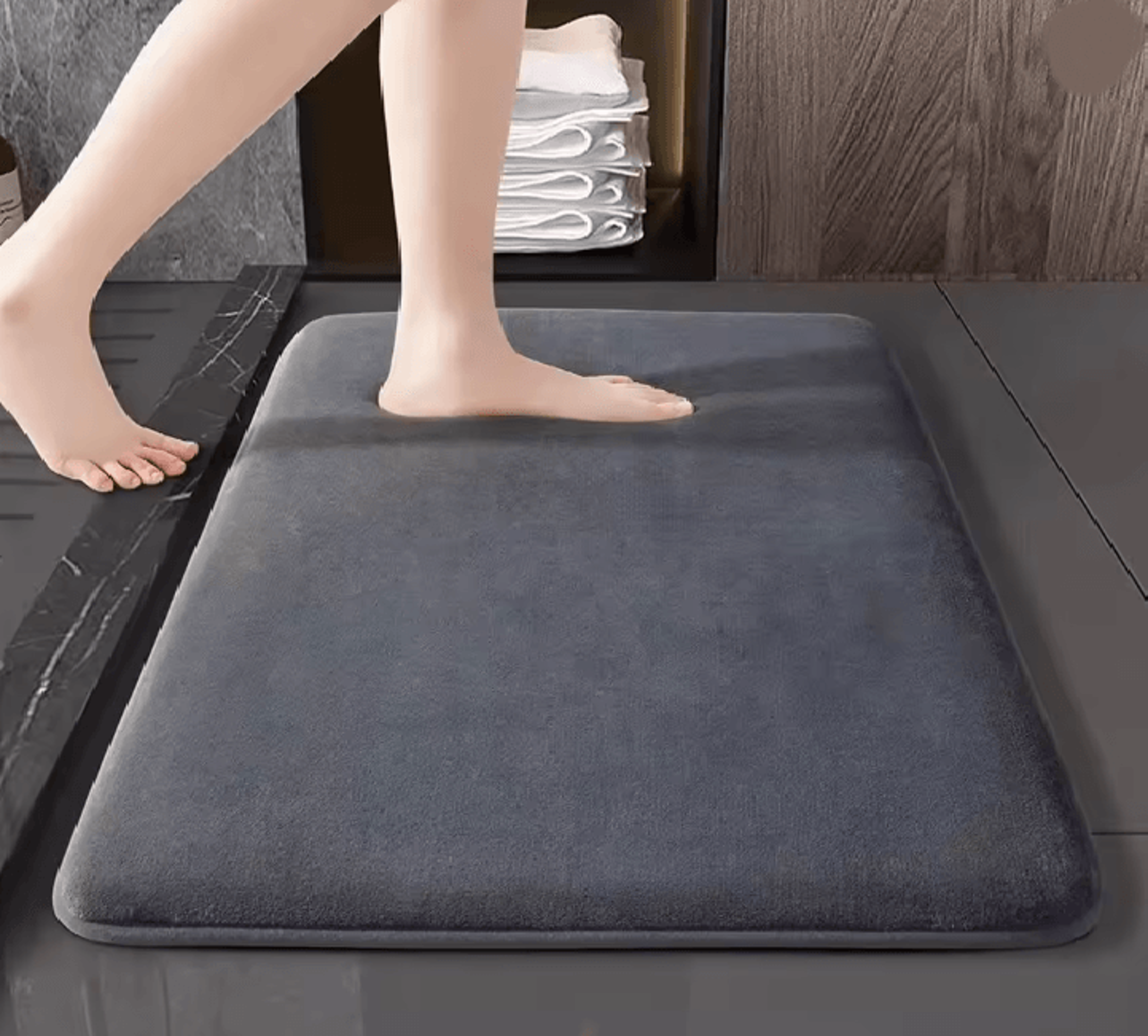 CoralSoft Absorbent Non Slip Bath Mat 0