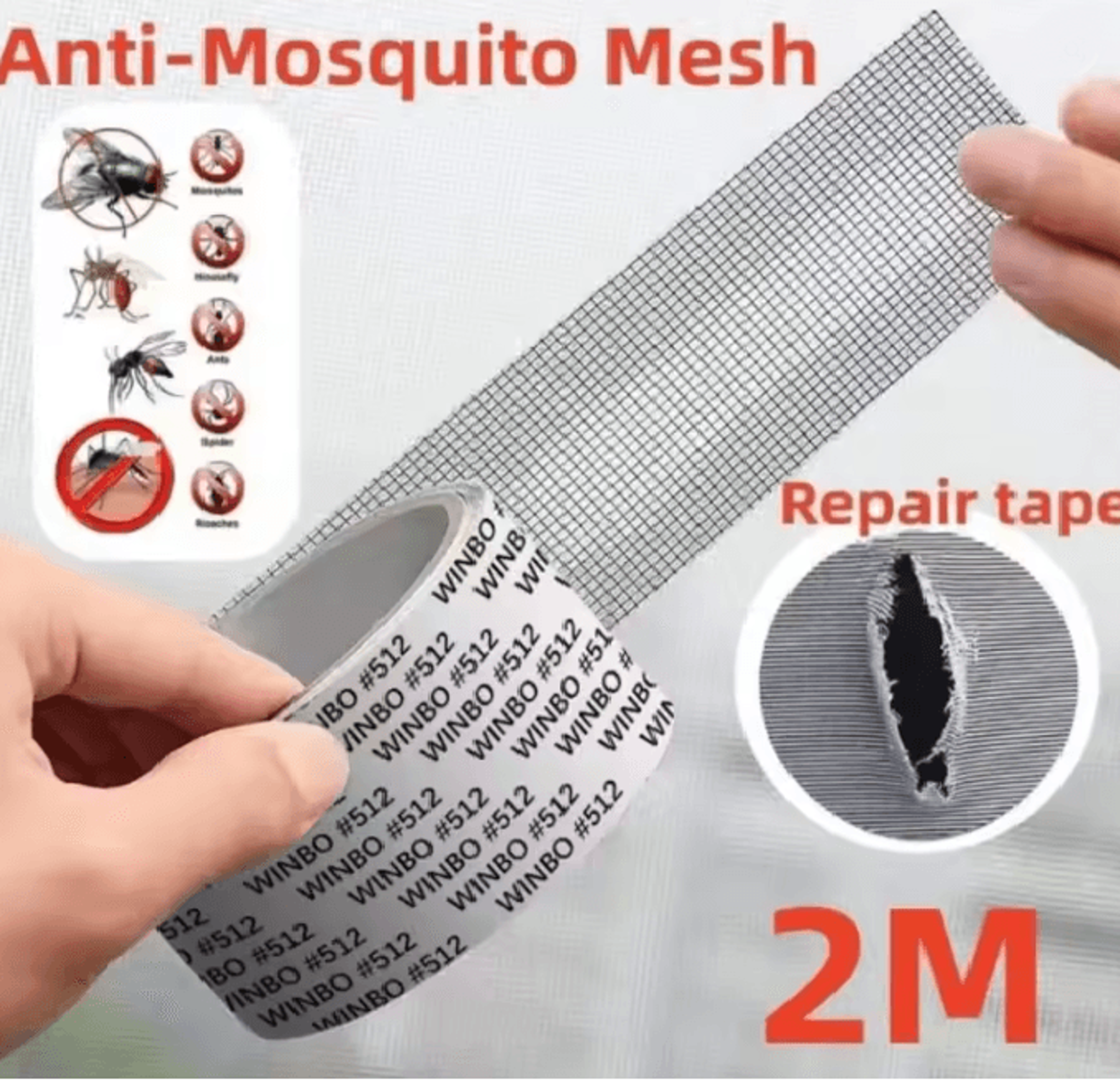 Self Adhesive Window Screen Repair Tape 0