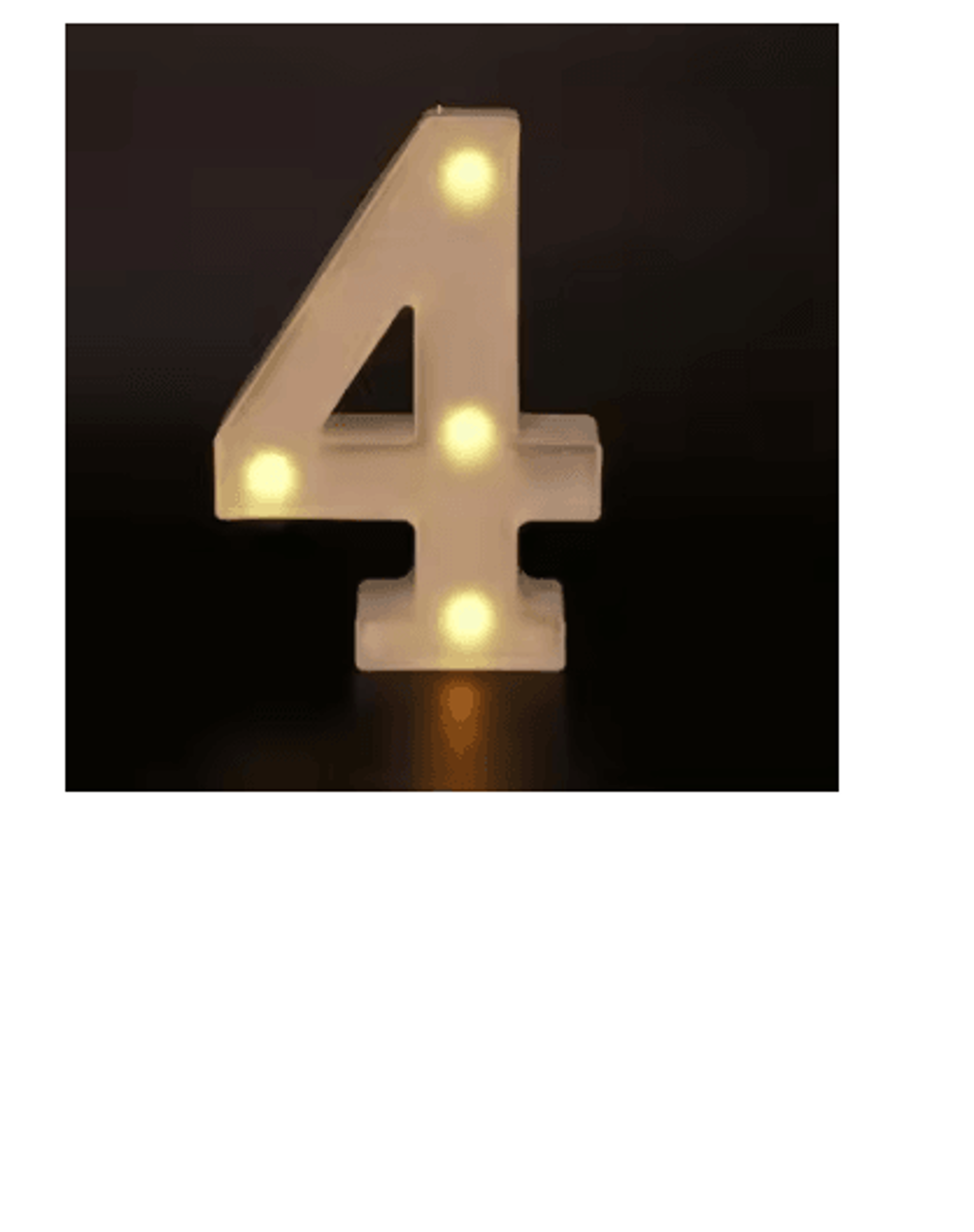 LumaLetter LED Alphabet Light 2