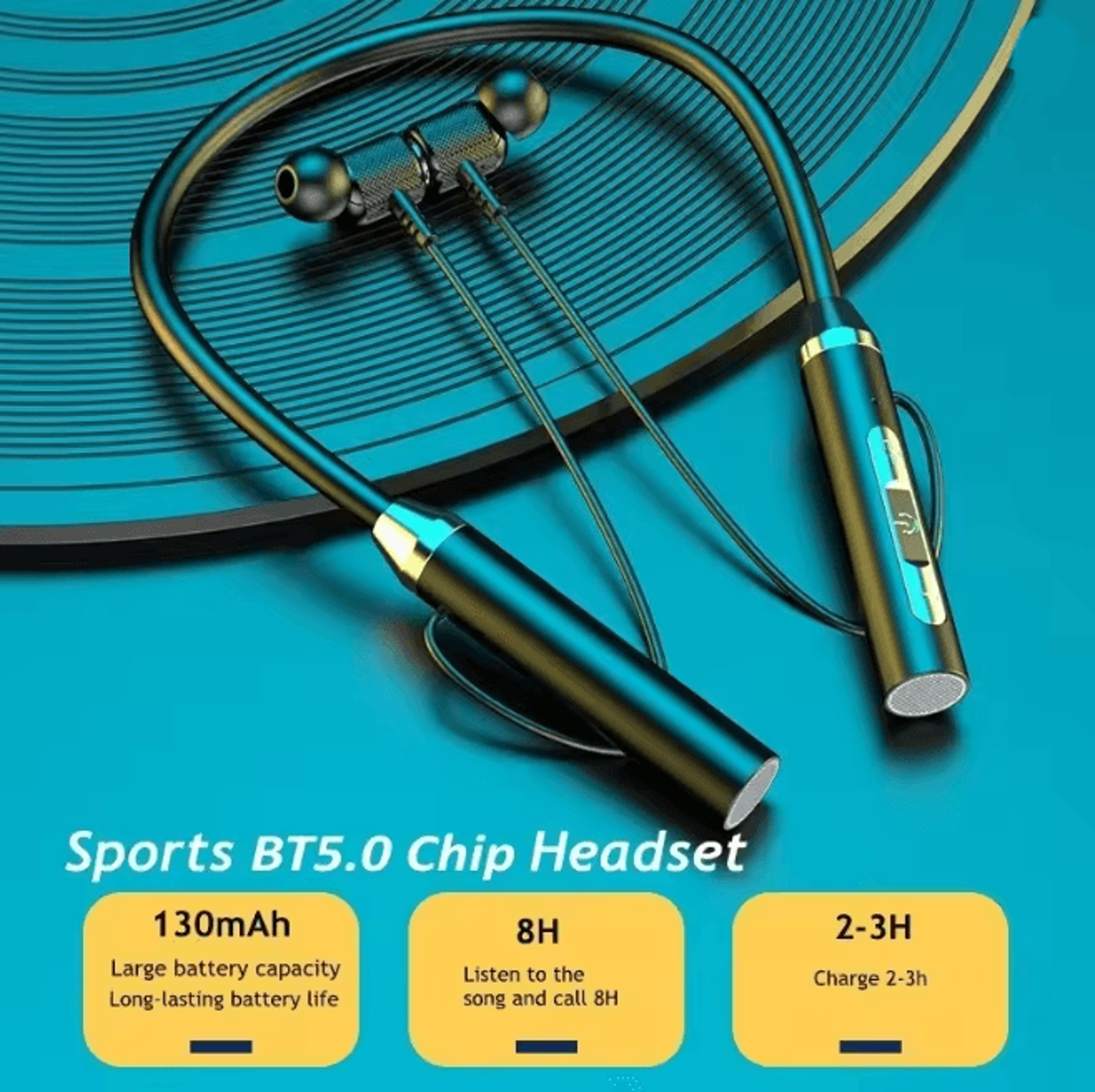 FlexWave Wireless Neckband Earphones 3
